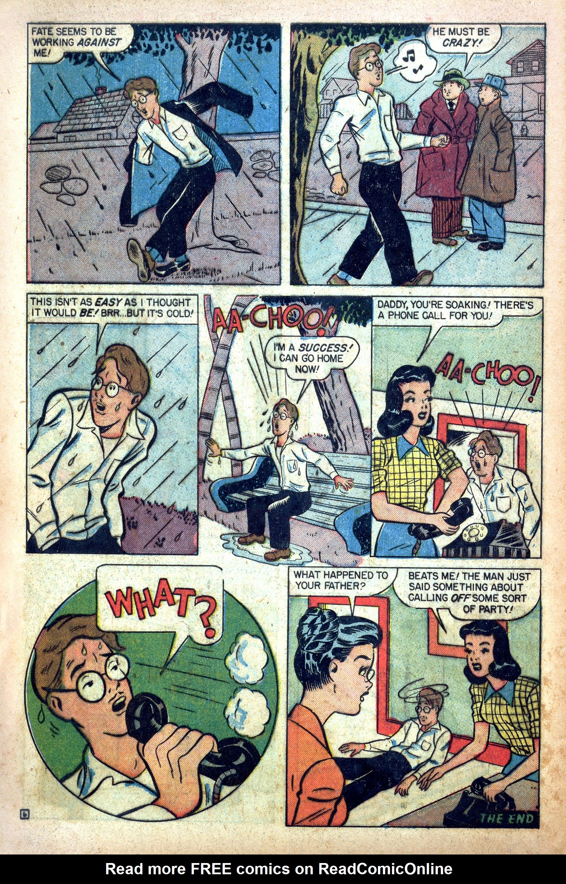 Read online Mitzi's Boy Friend comic -  Issue #6 - 32