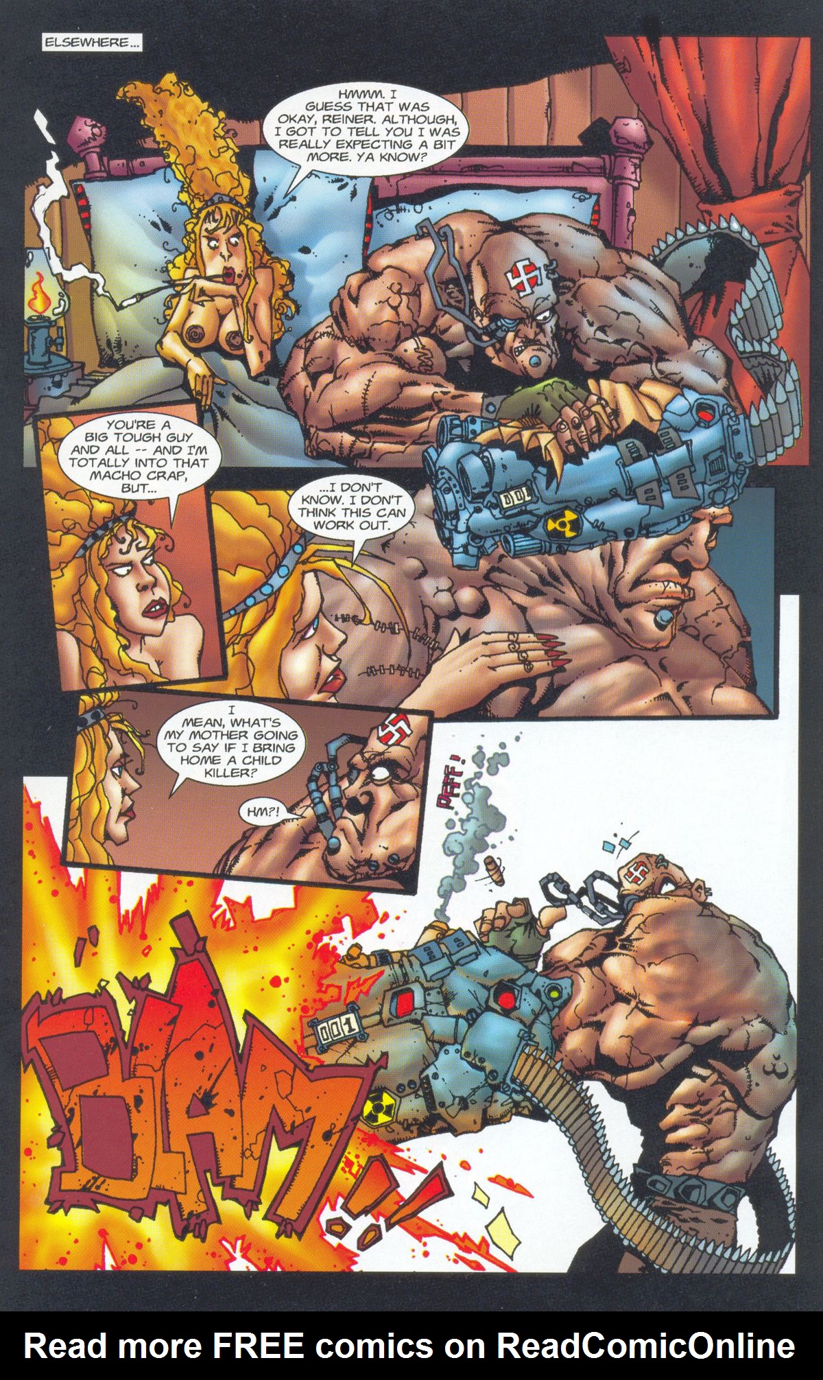 Read online Dead or Alive -- A Cyberpunk Western comic -  Issue #2 - 11