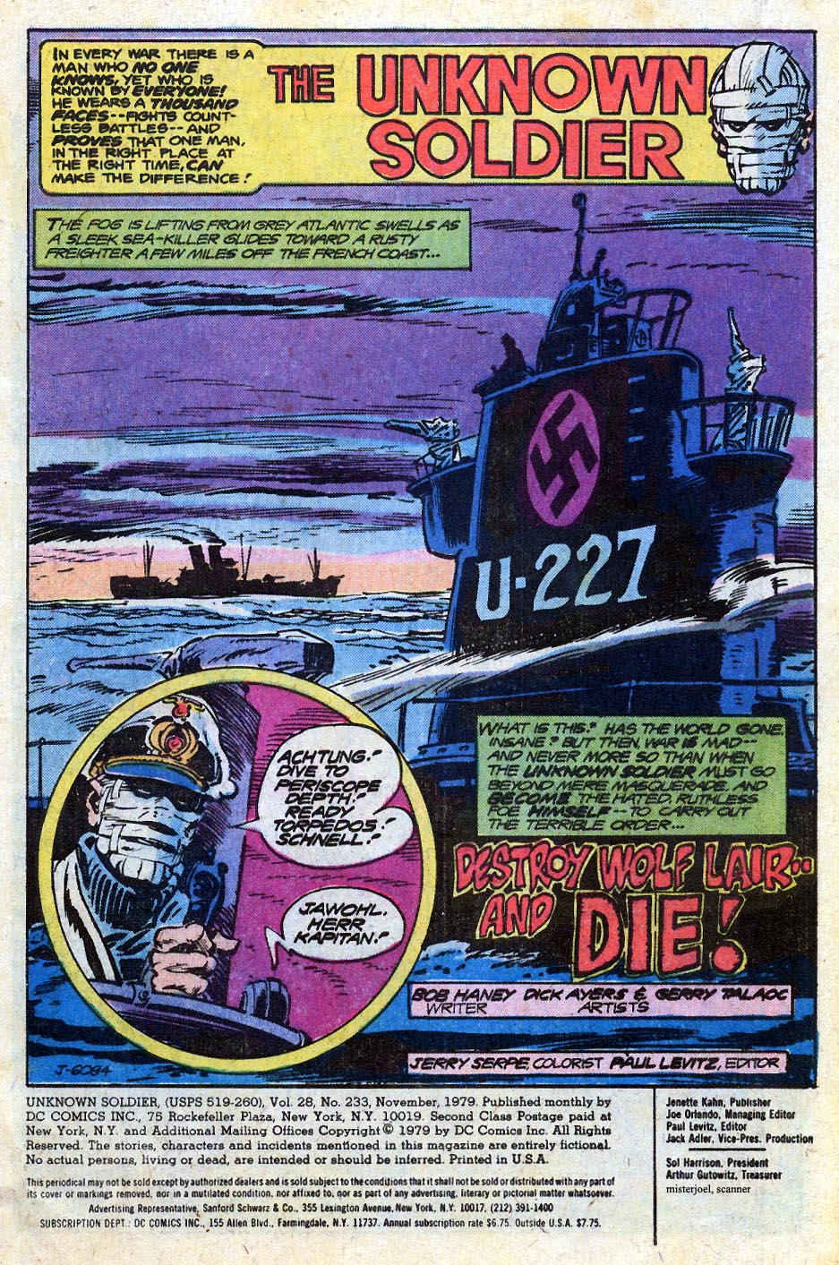 Read online Unknown Soldier (1977) comic -  Issue #233 - 2