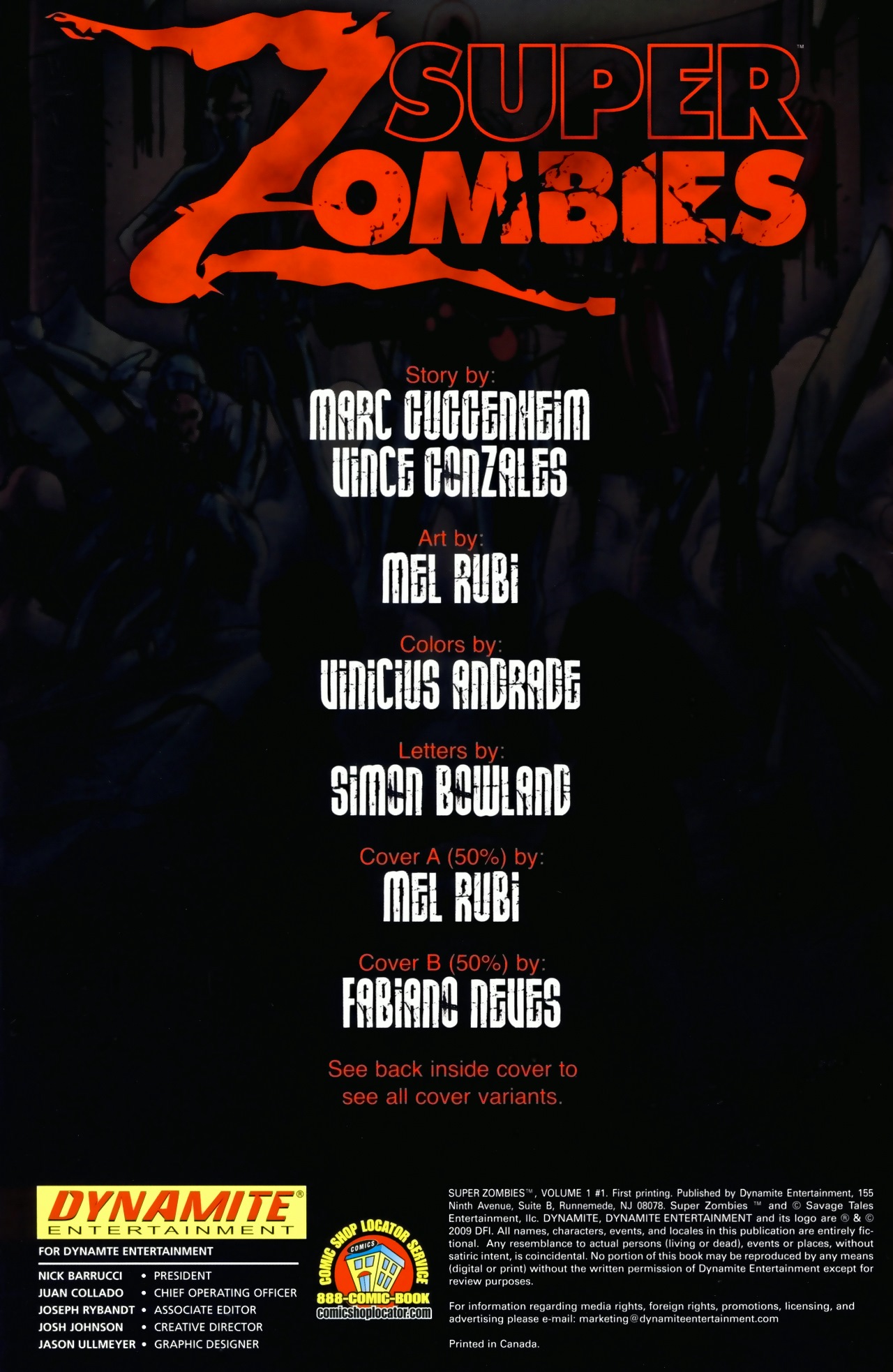 Read online Super Zombies comic -  Issue #1 - 5