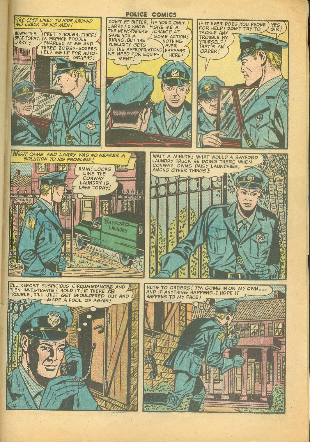 Read online Police Comics comic -  Issue #108 - 31