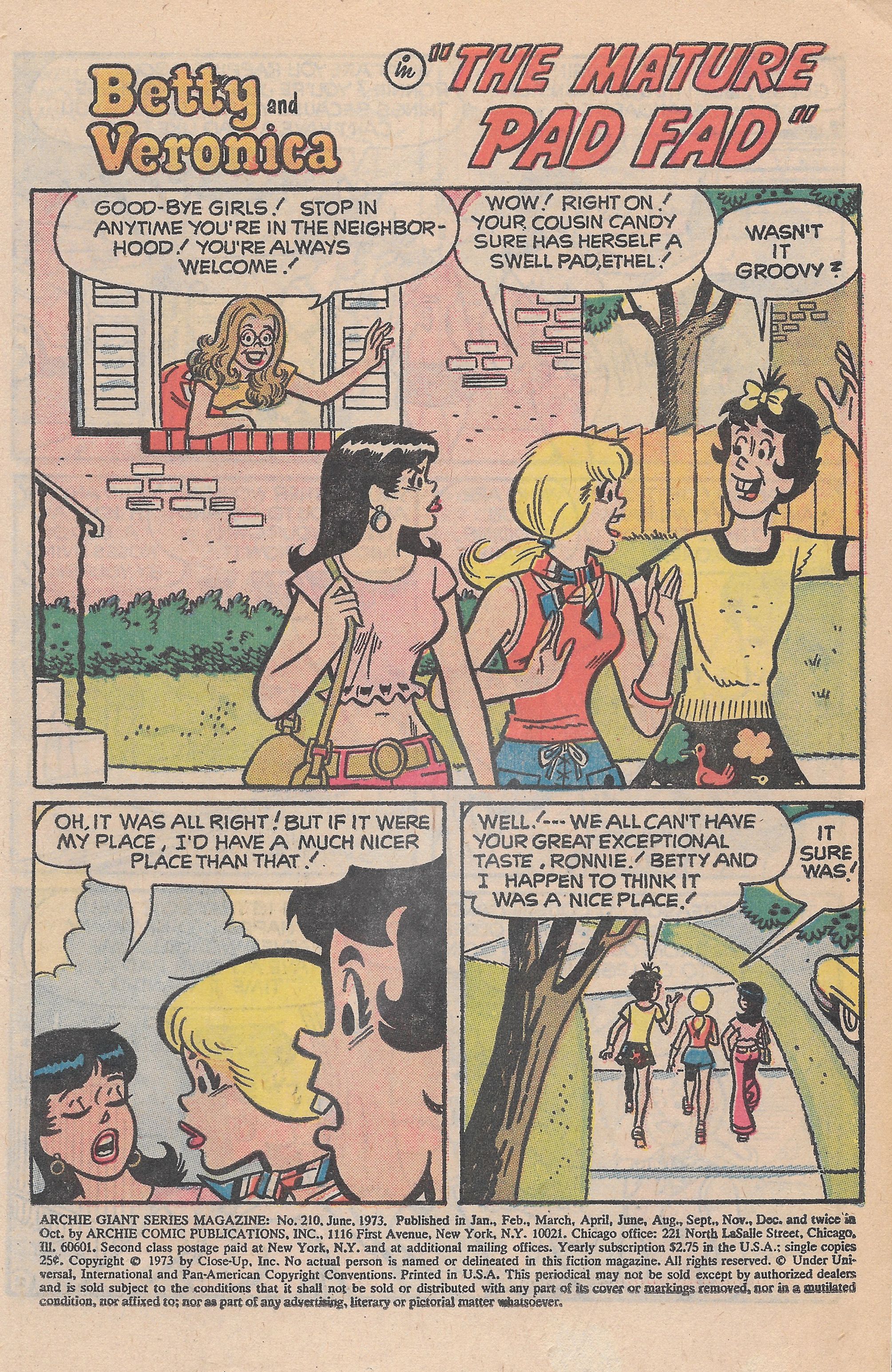 Read online Archie Giant Series Magazine comic -  Issue #210 - 3
