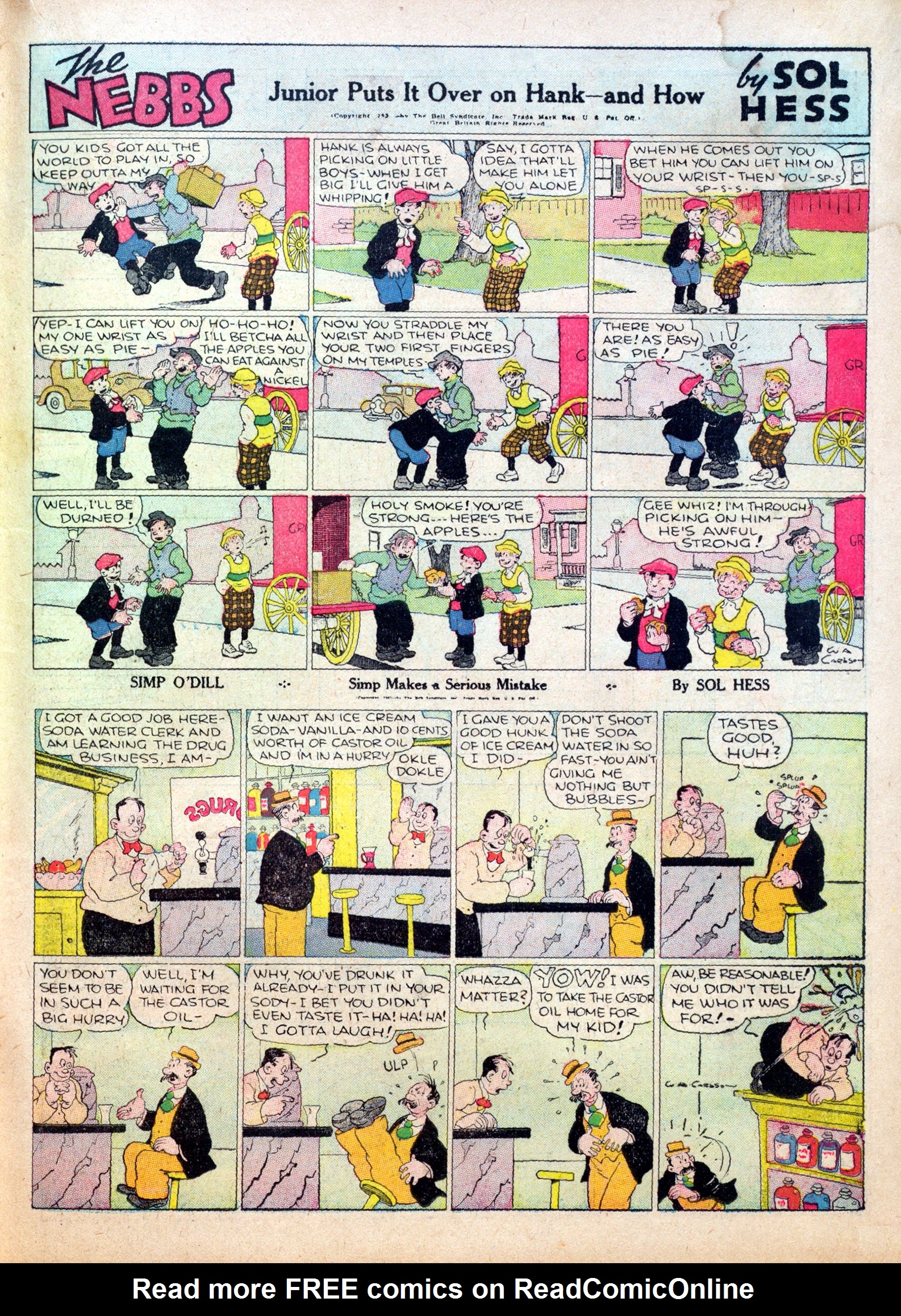 Read online Famous Funnies comic -  Issue #14 - 21