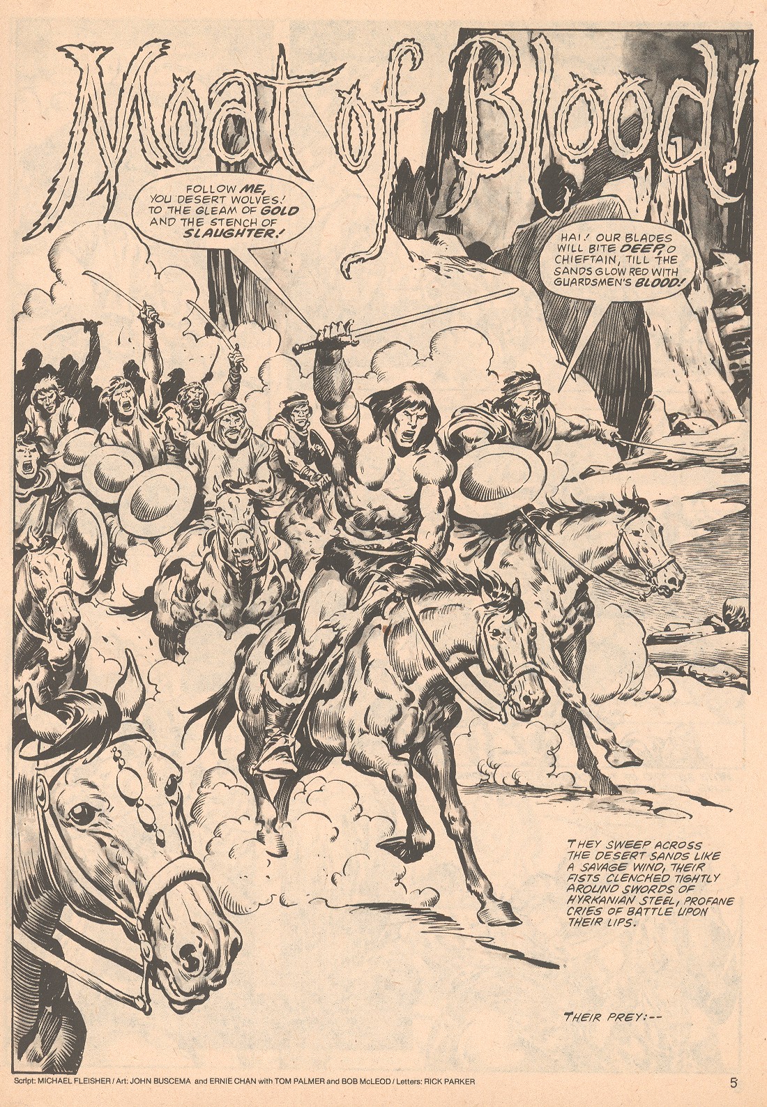 Read online The Savage Sword Of Conan comic -  Issue #63 - 5