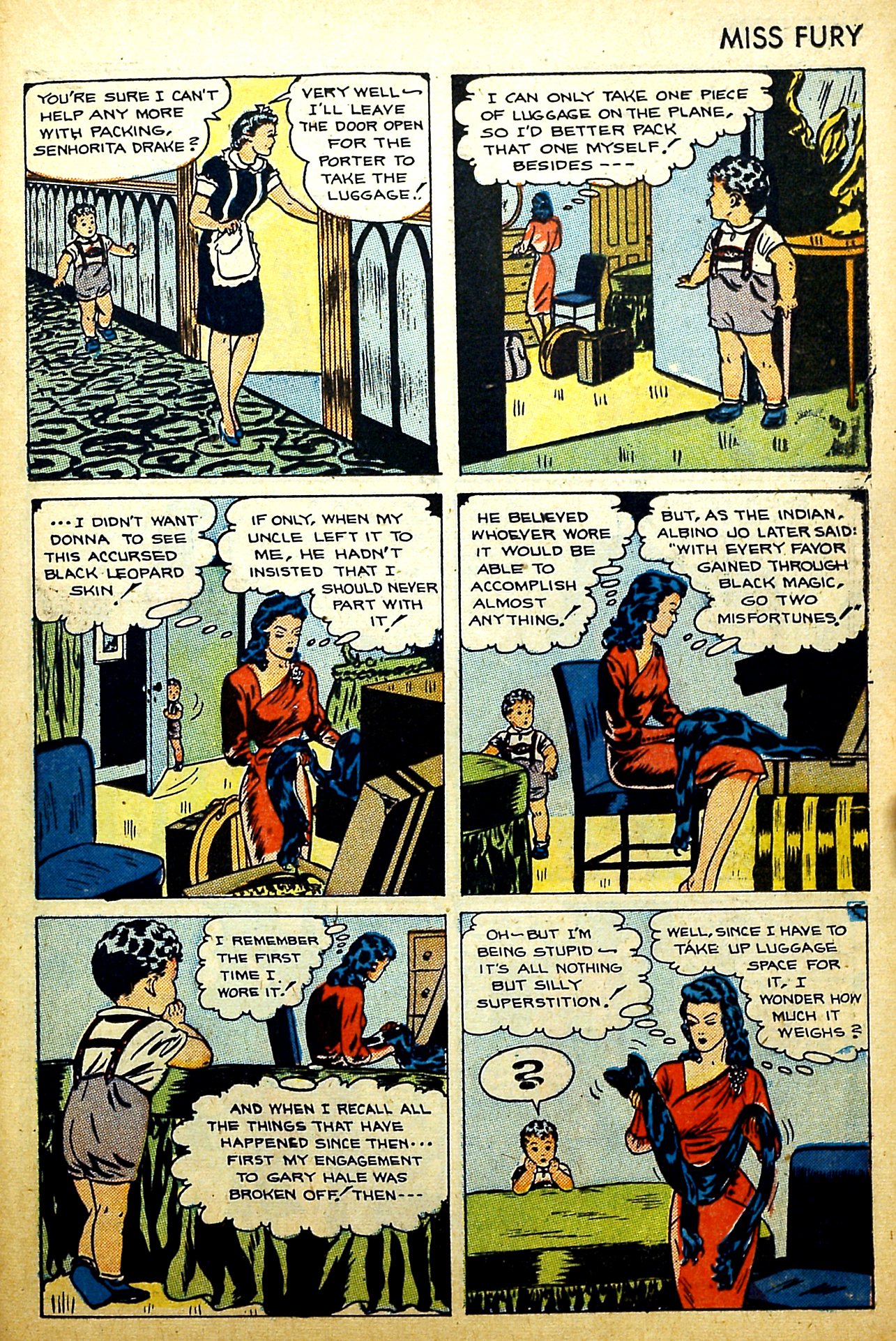 Read online Miss Fury (1942) comic -  Issue #8 - 24