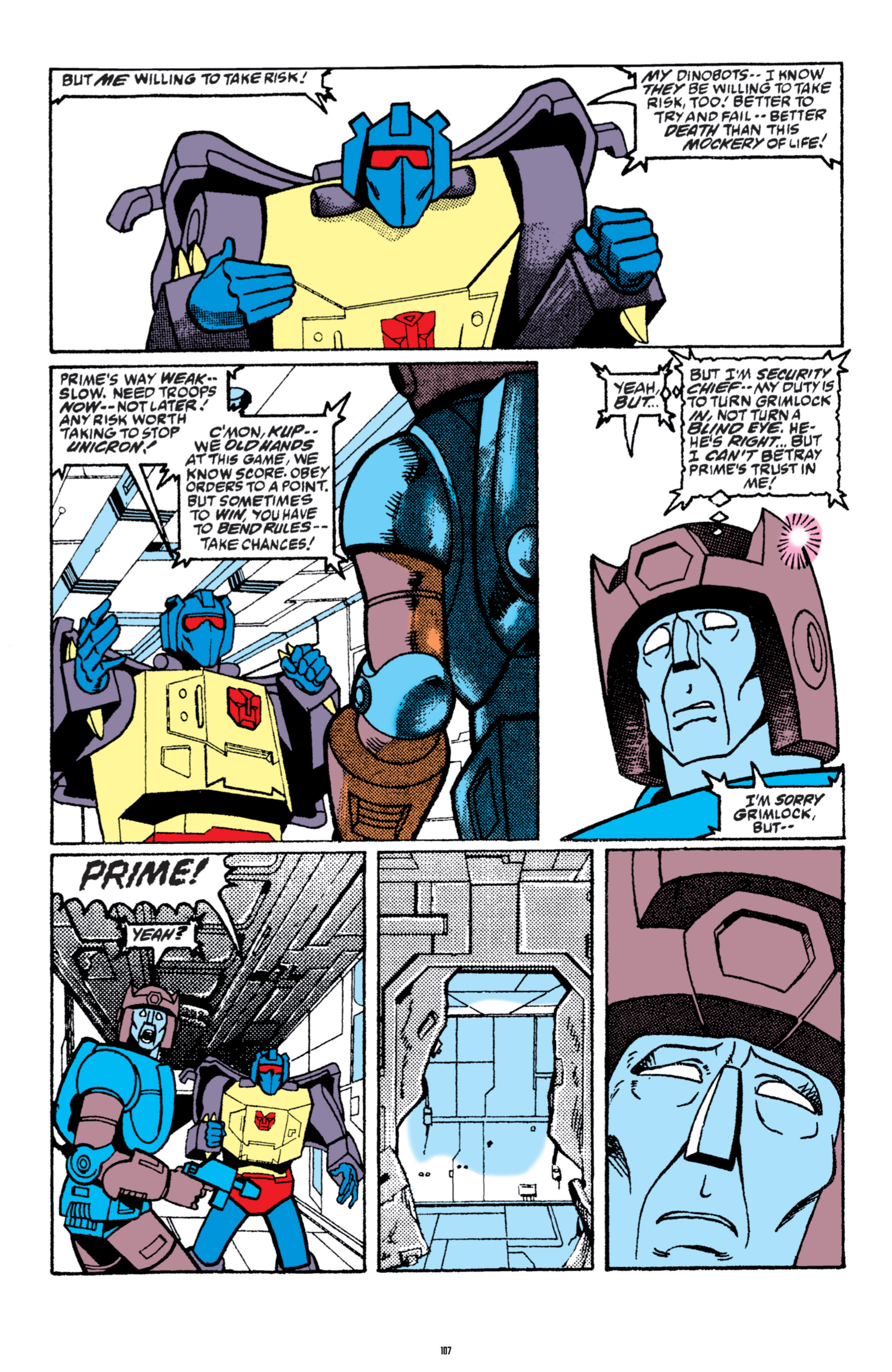 Read online The Transformers Classics comic -  Issue # TPB 6 - 107