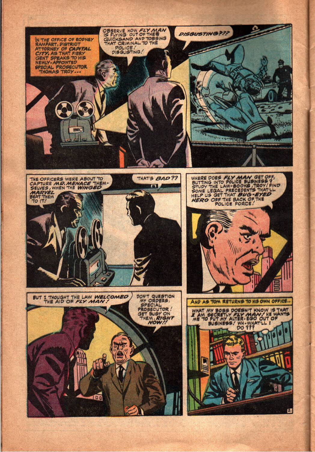 Read online Fly Man comic -  Issue #38 - 3