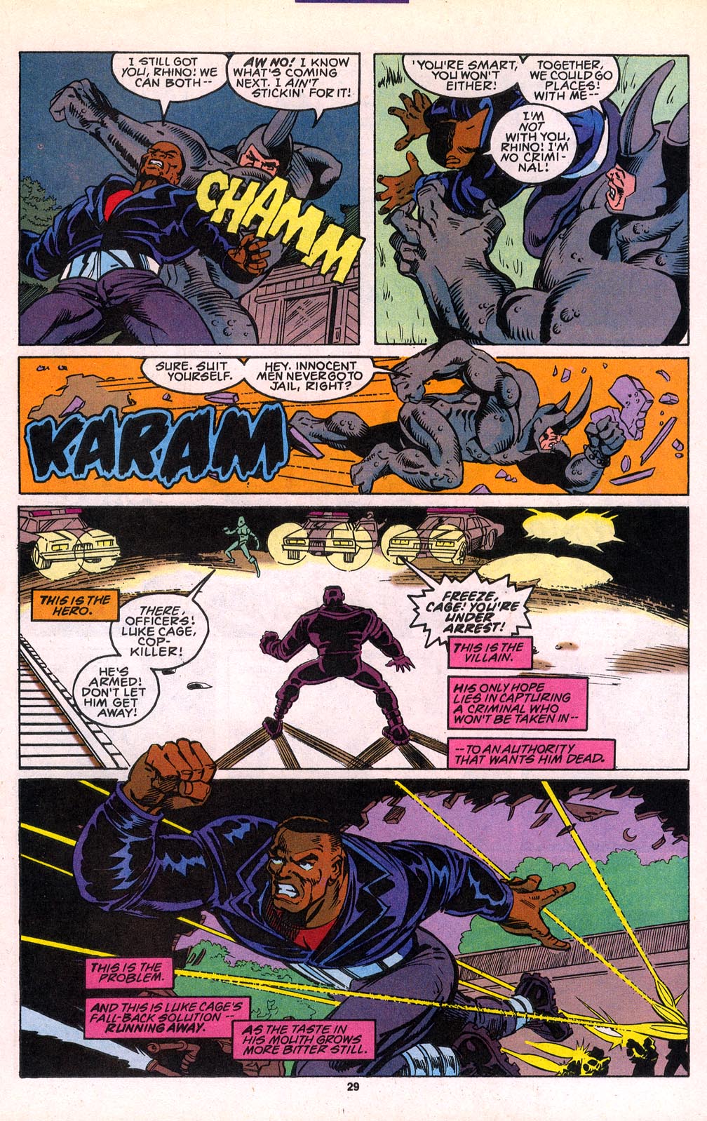 Read online Cage (1992) comic -  Issue #9 - 22