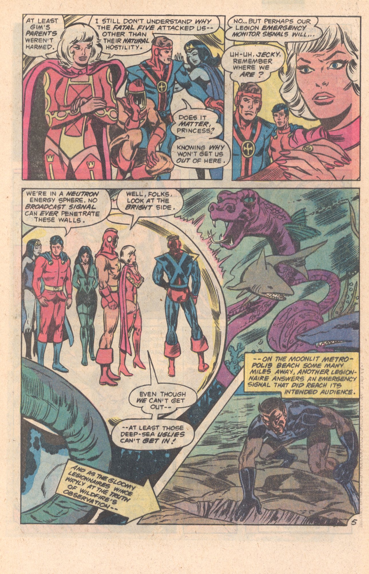 Legion of Super-Heroes (1980) 270 Page 5