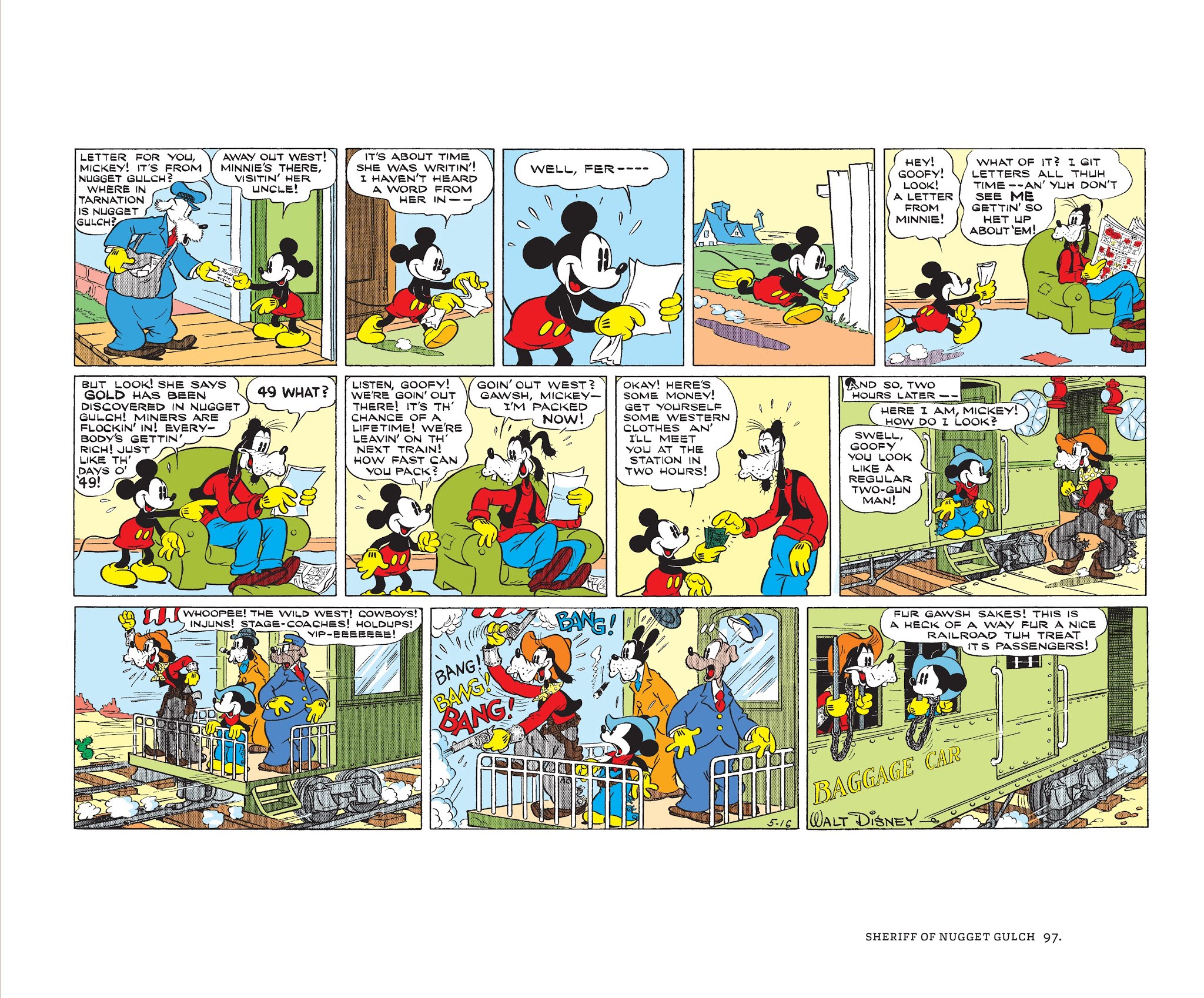 Read online Walt Disney's Mickey Mouse Color Sundays comic -  Issue # TPB 2 (Part 1) - 97