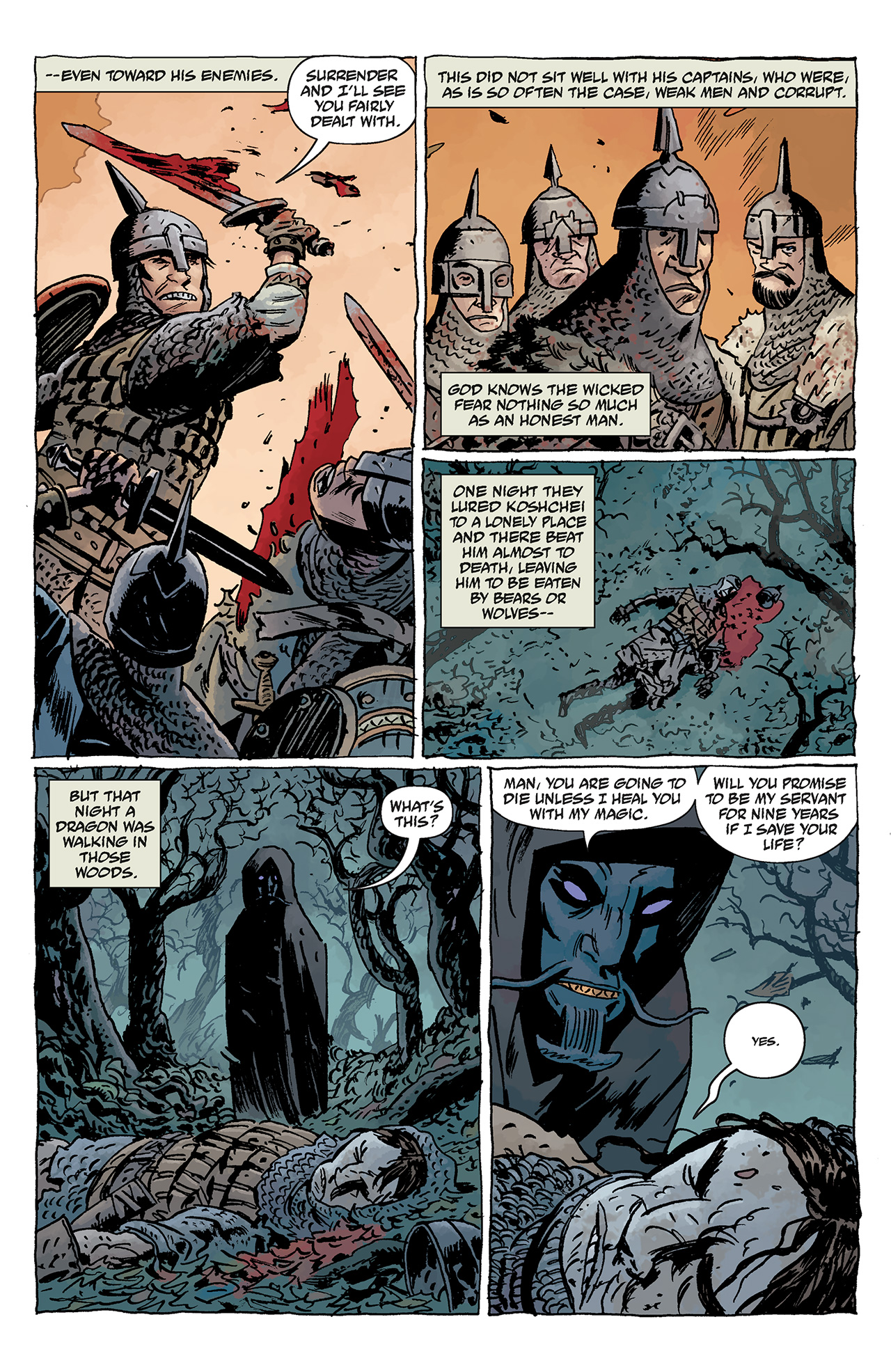 Read online Hellboy: The Wild Hunt comic -  Issue #2 - 22