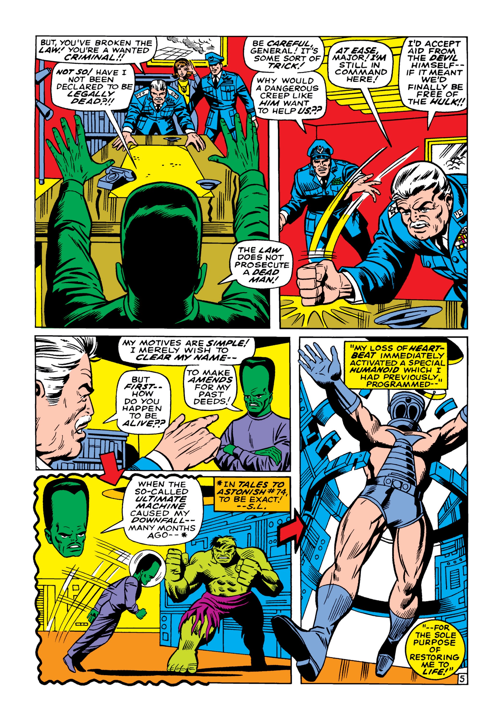 Read online Marvel Masterworks: The Incredible Hulk comic -  Issue # TPB 5 (Part 1) - 95