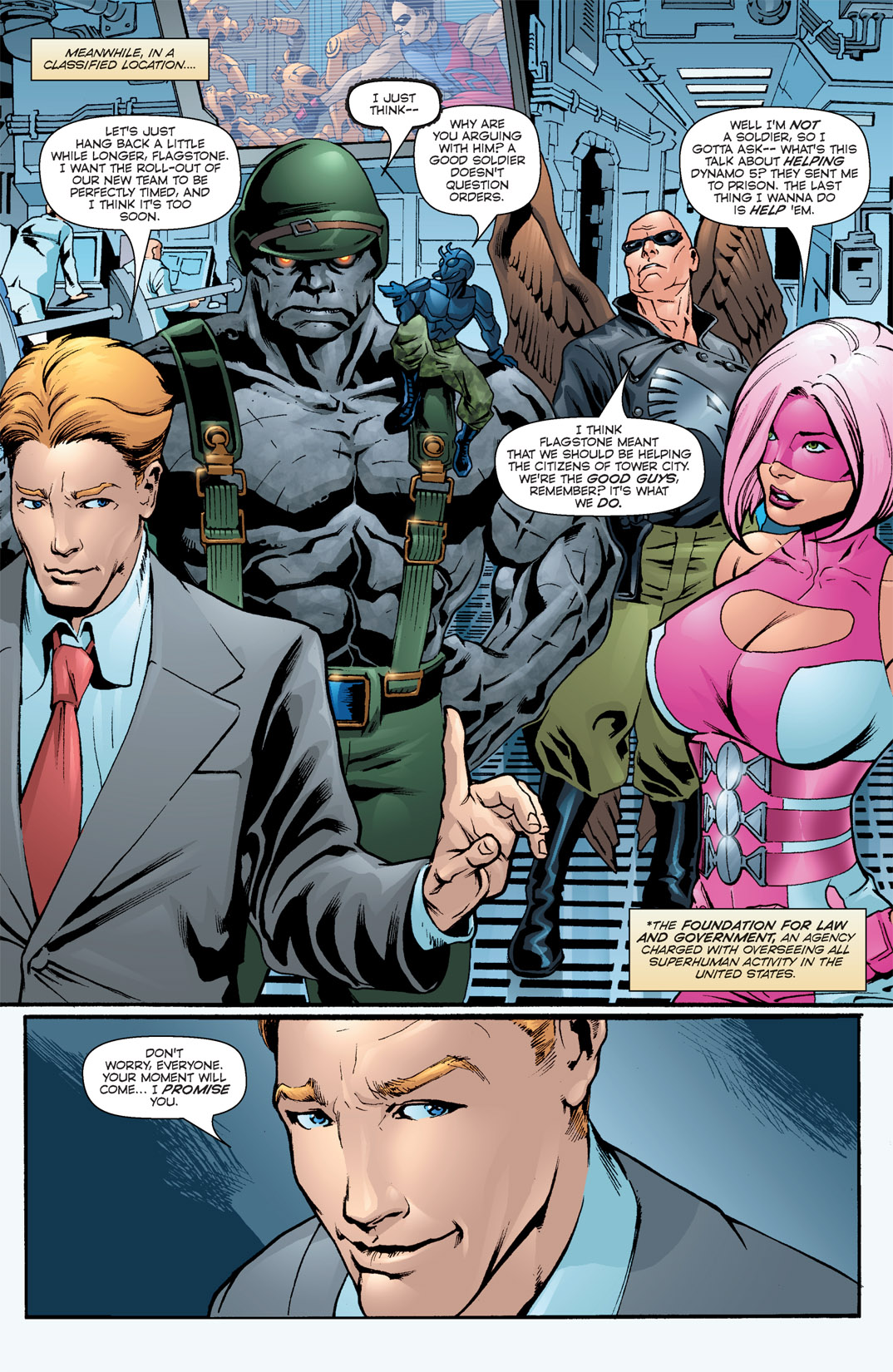 Read online Dynamo 5: Sins Of The Father comic -  Issue #1 - 6