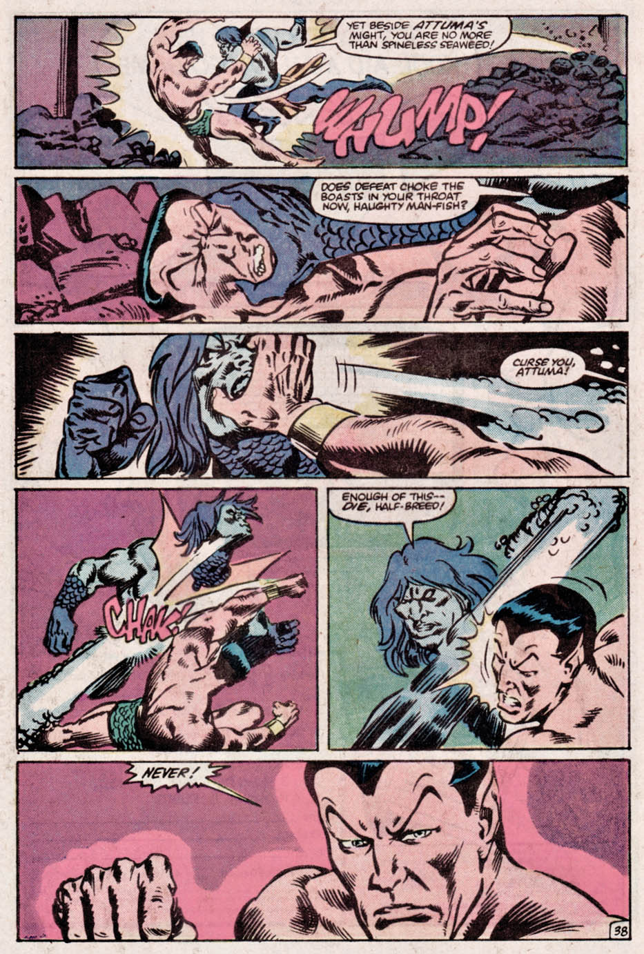 Read online What If? (1977) comic -  Issue #41 - The Sub-mariner had saved Atlantis from its destiny - 38