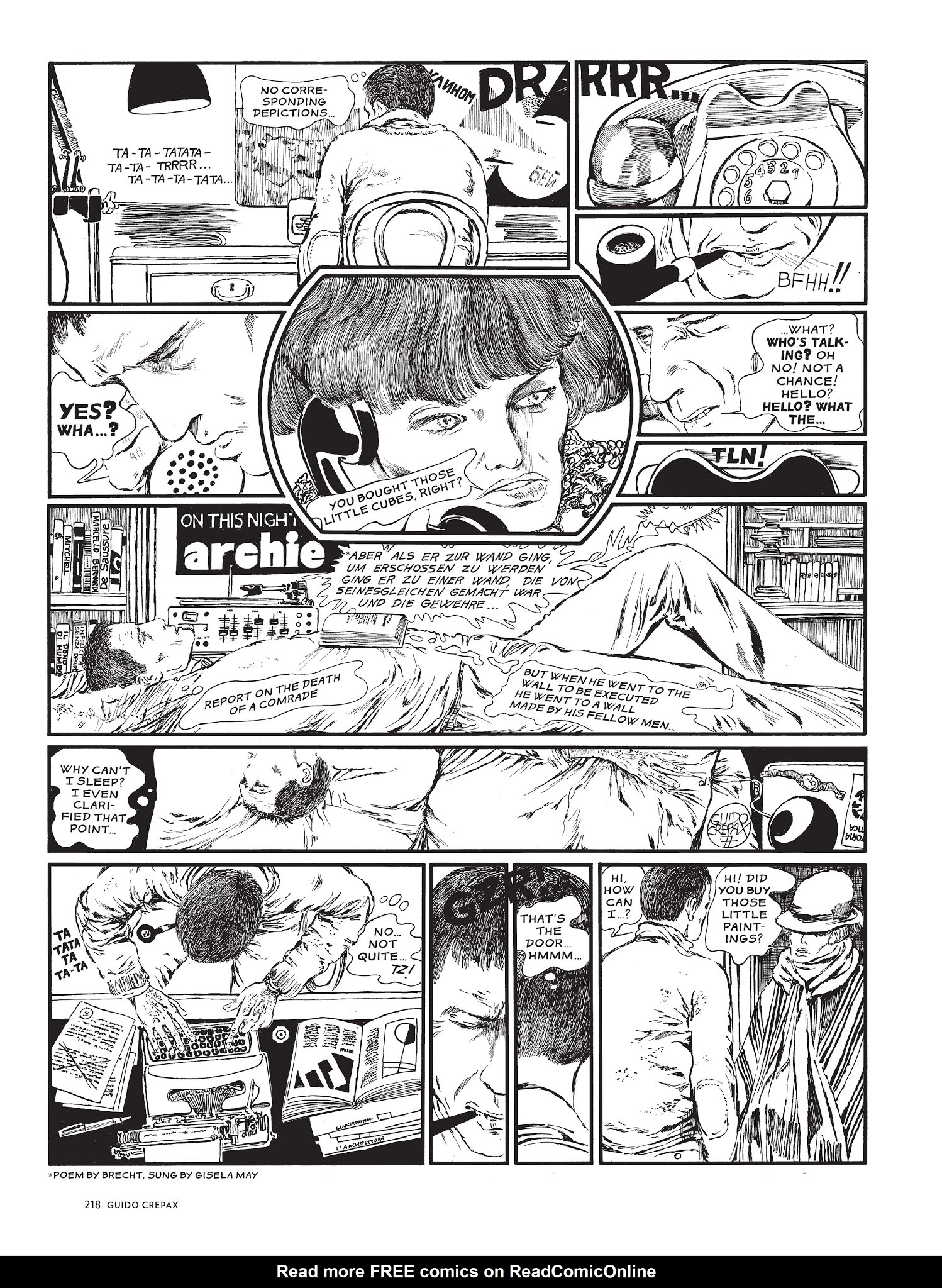 Read online The Complete Crepax comic -  Issue # TPB 3 - 207