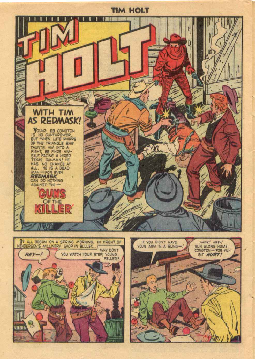 Read online Tim Holt comic -  Issue #25 - 26