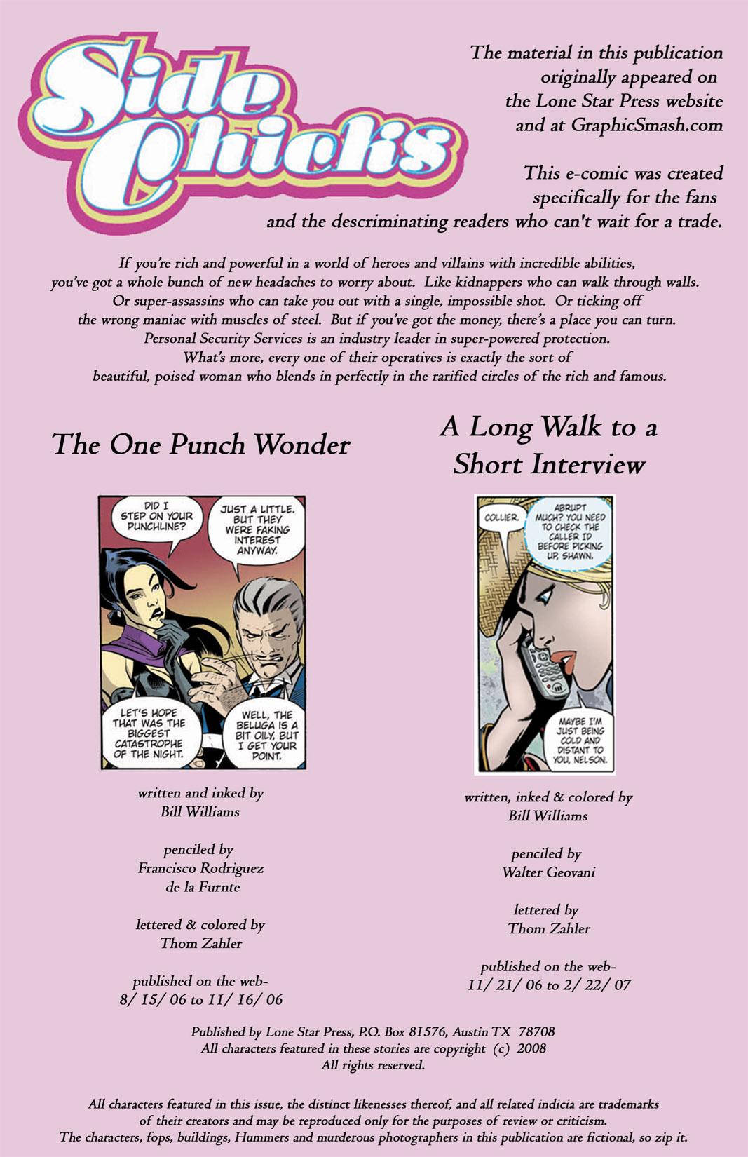 Read online SideChicks comic -  Issue #1 - 2
