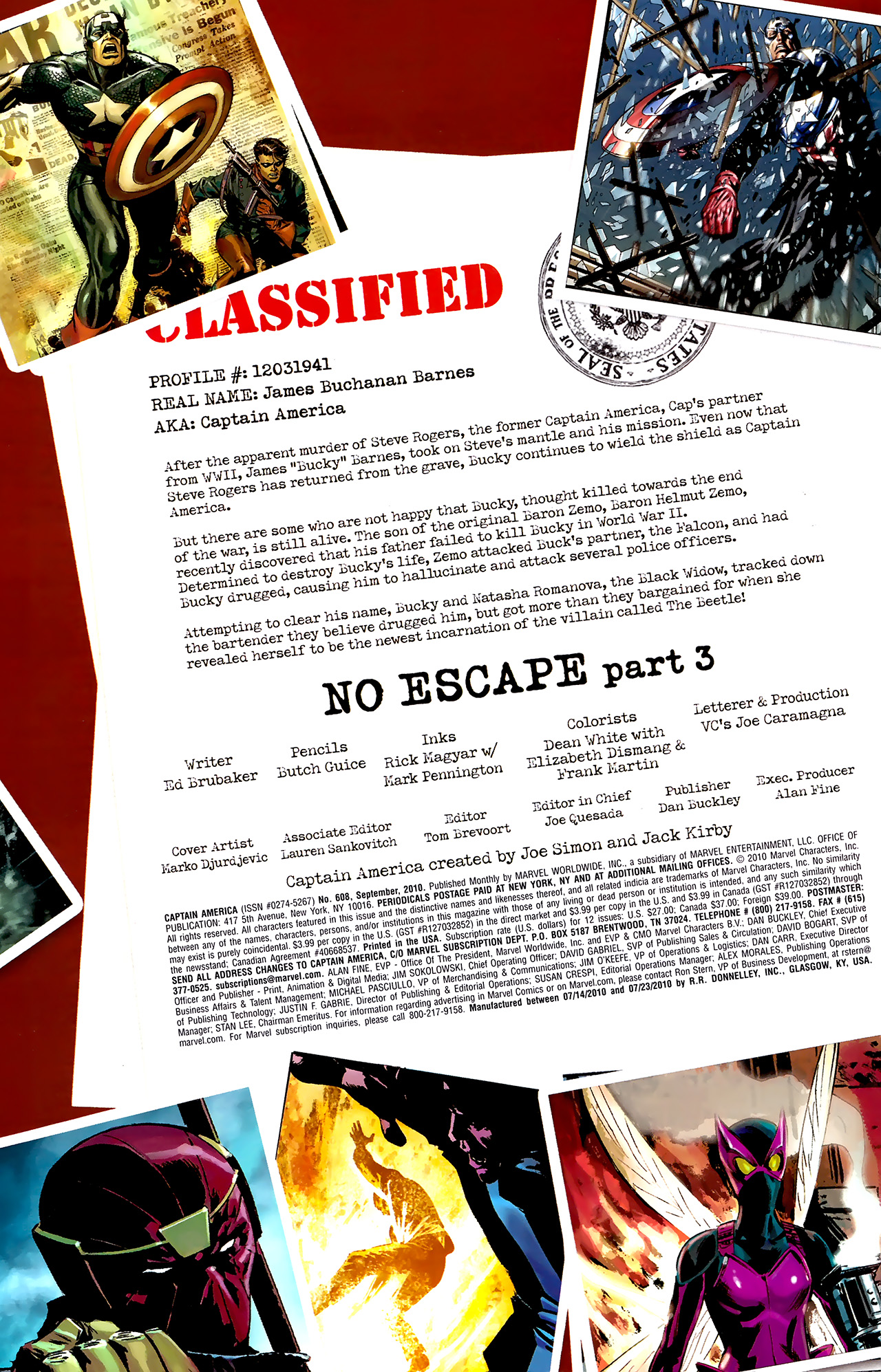 Read online Captain America (1968) comic -  Issue #608 - 2