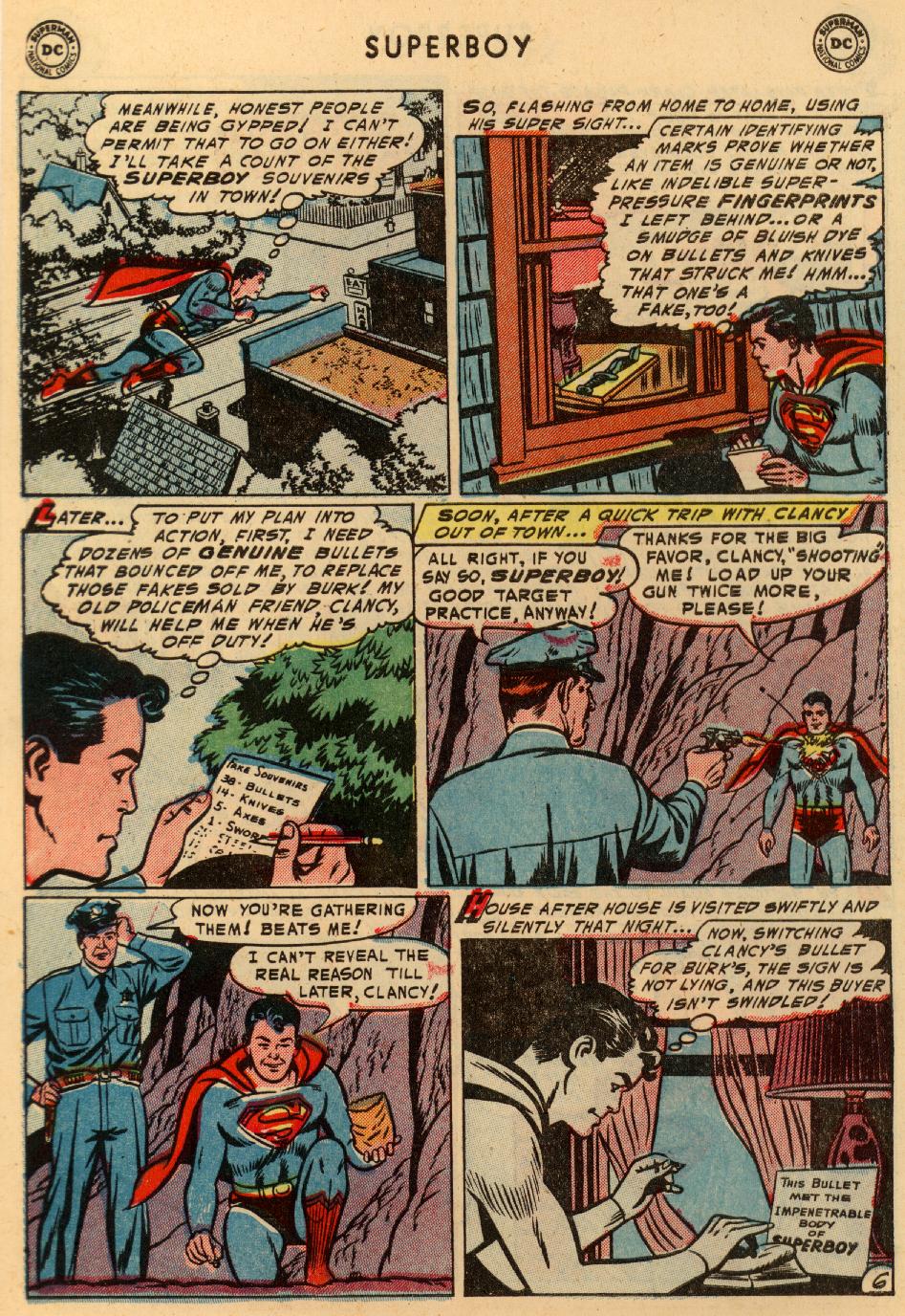 Read online Superboy (1949) comic -  Issue #36 - 7