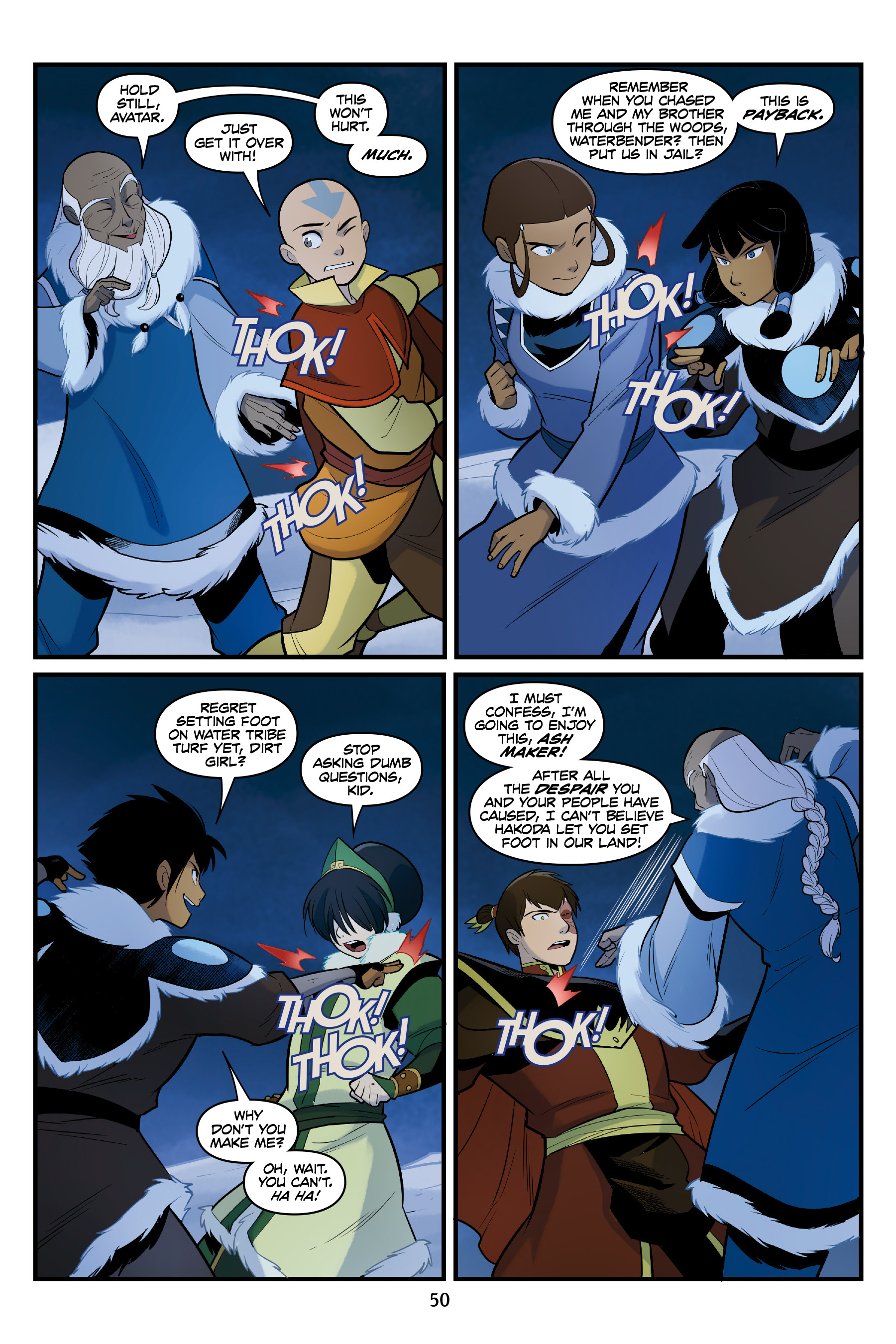 Read online Nickelodeon Avatar: The Last Airbender - North and South comic -  Issue #3 - 50