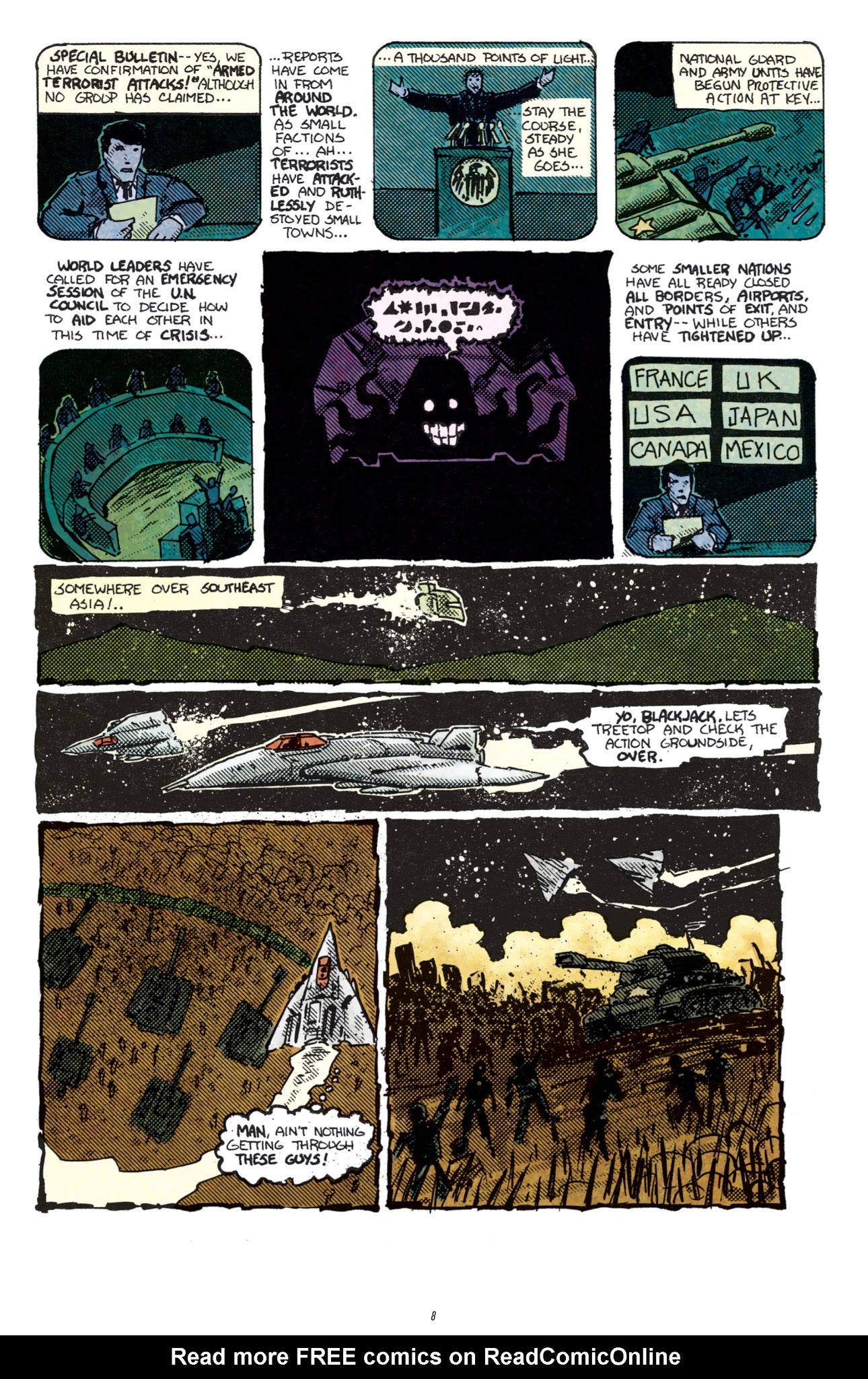 Read online Zombie War comic -  Issue #1 - 9