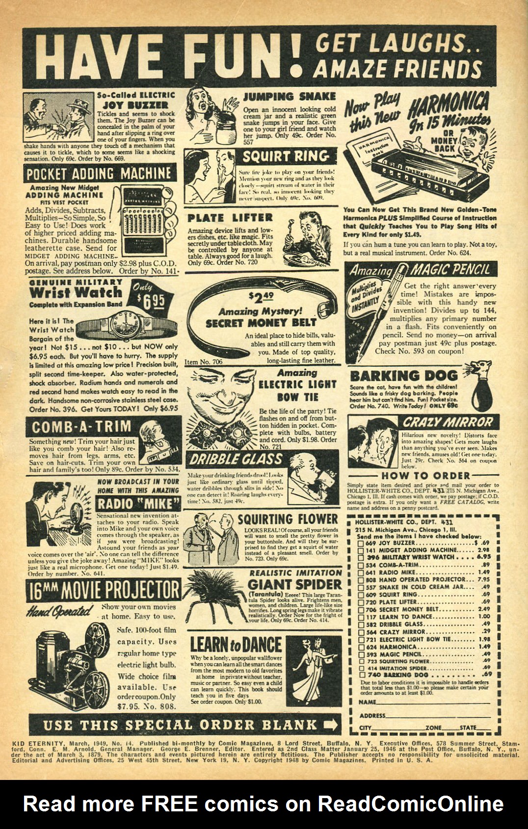 Read online Kid Eternity (1946) comic -  Issue #14 - 2