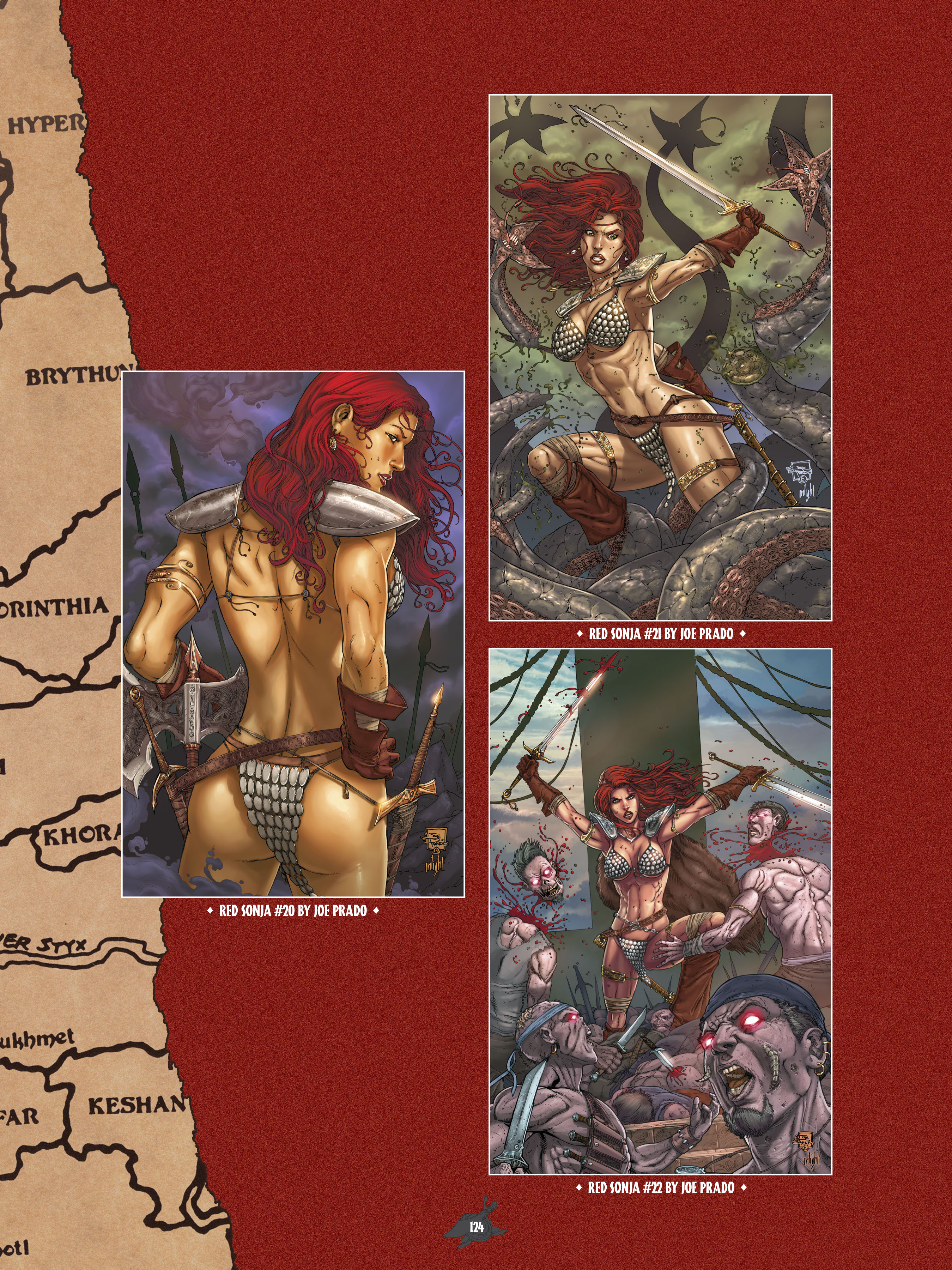 Read online The Art of Red Sonja comic -  Issue # TPB 1 (Part 2) - 23