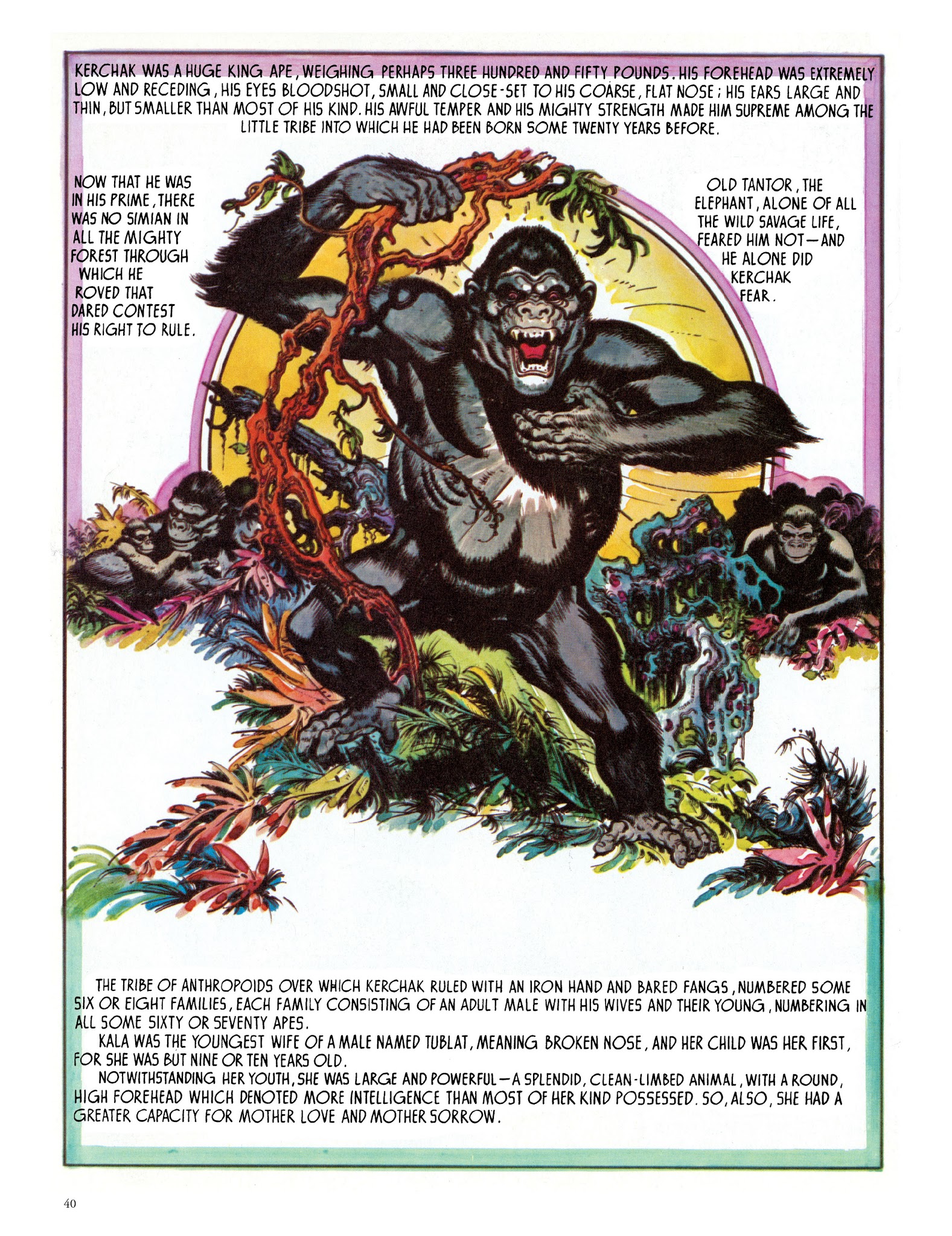 Read online Edgar Rice Burroughs' Tarzan: Burne Hogarth's Lord of the Jungle comic -  Issue # TPB - 42
