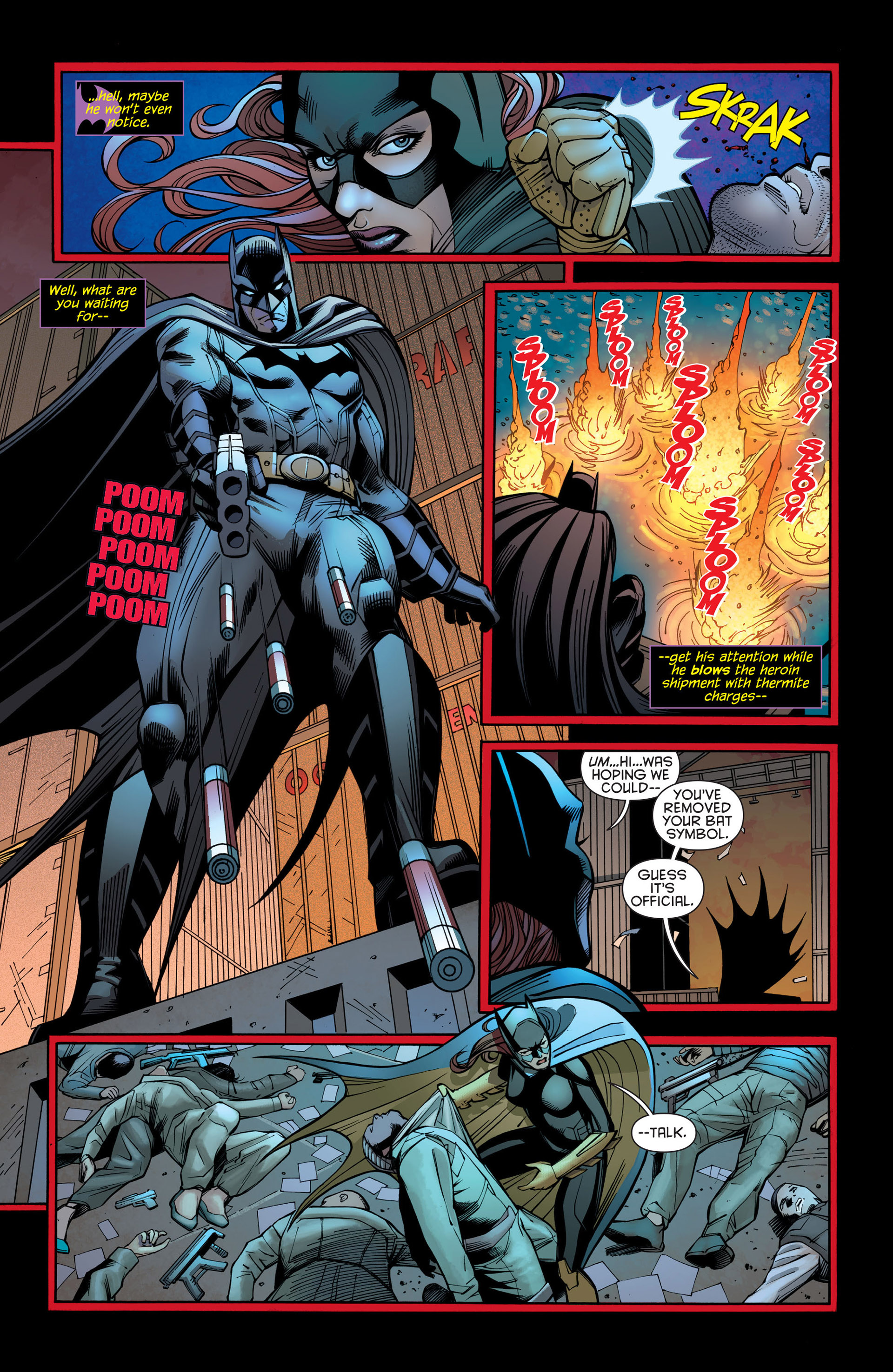 Read online Batman and Robin (2011) comic -  Issue #21 - Batman and Batgirl - 5