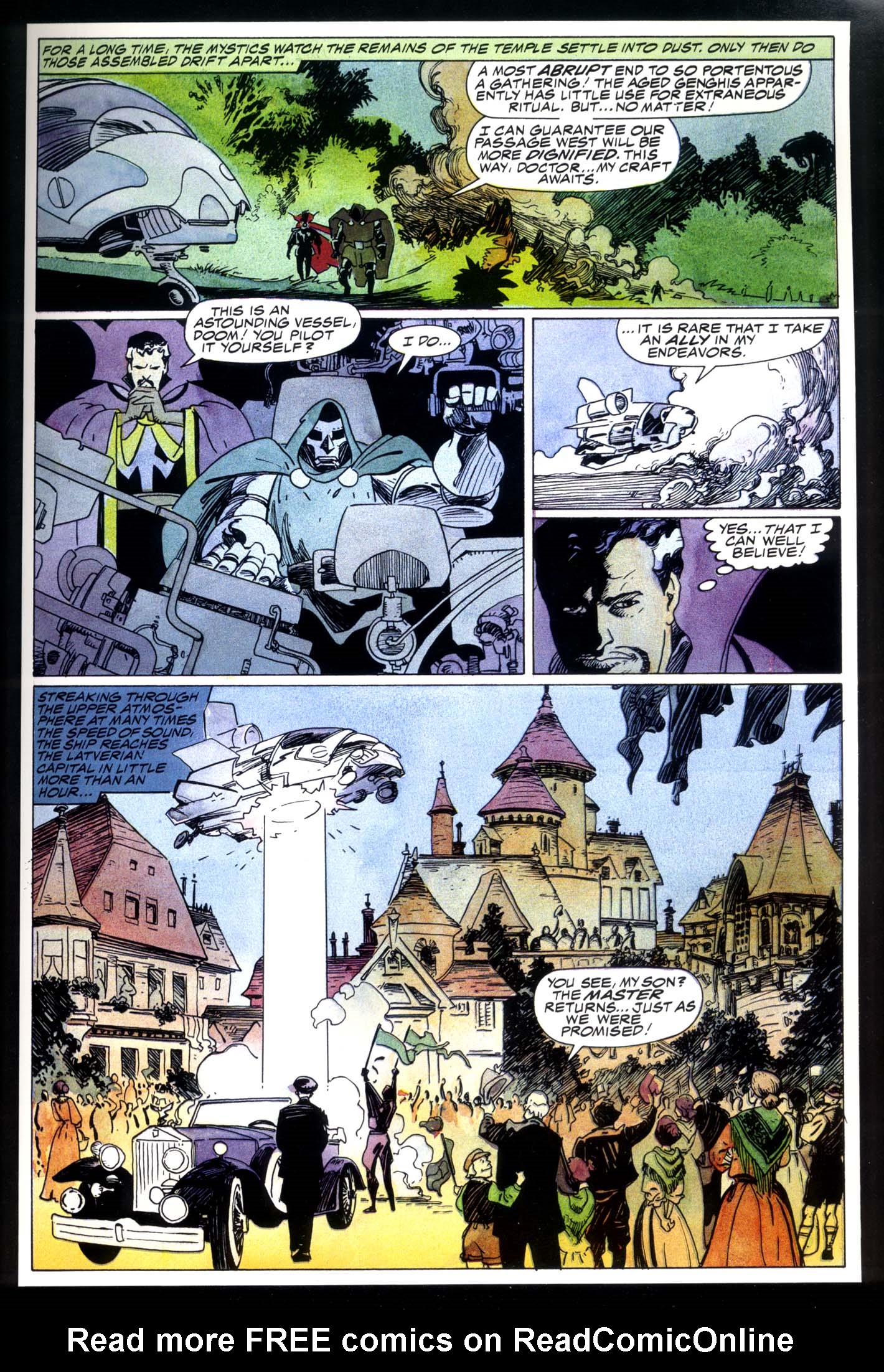 Read online Marvel Graphic Novel comic -  Issue #49 - Doctor Strange & Doctor Doom - Triumph & Torment - 30
