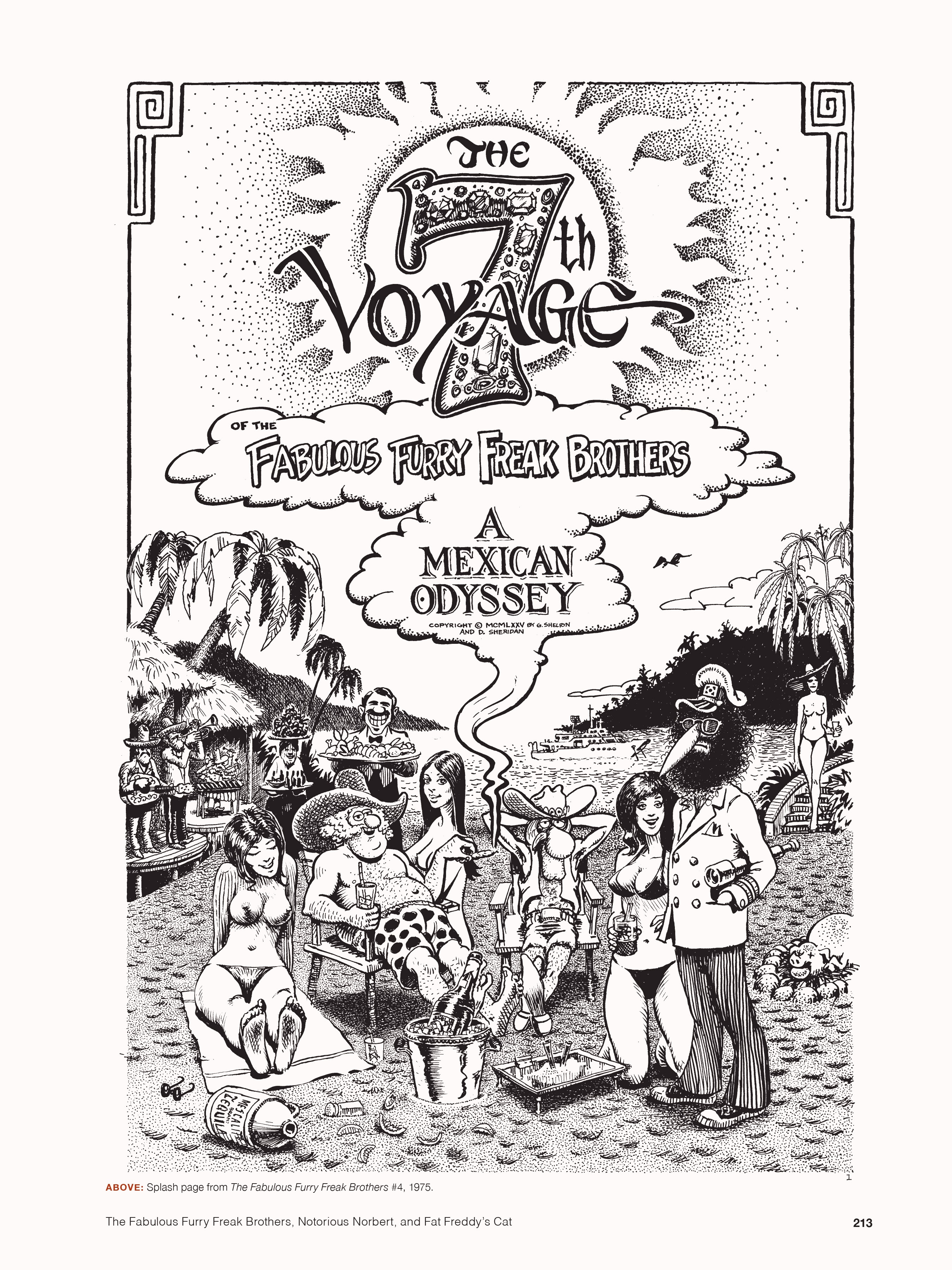 Read online Dave Sheridan: Life with Dealer McDope, the Leather Nun, and the Fabulous Furry Freak Brothers comic -  Issue # TPB (Part 3) - 25