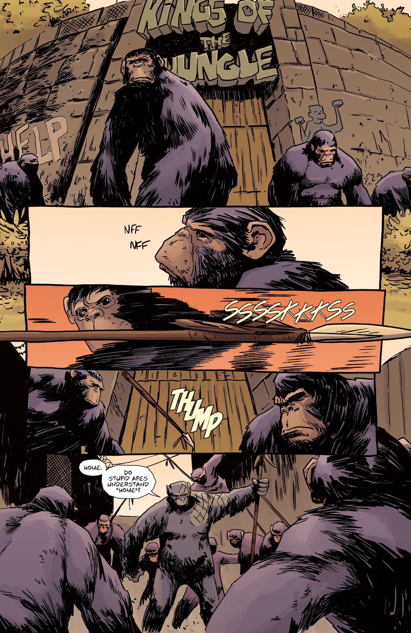 Read online Dawn of the Planet of the Apes comic -  Issue # TPB - 67