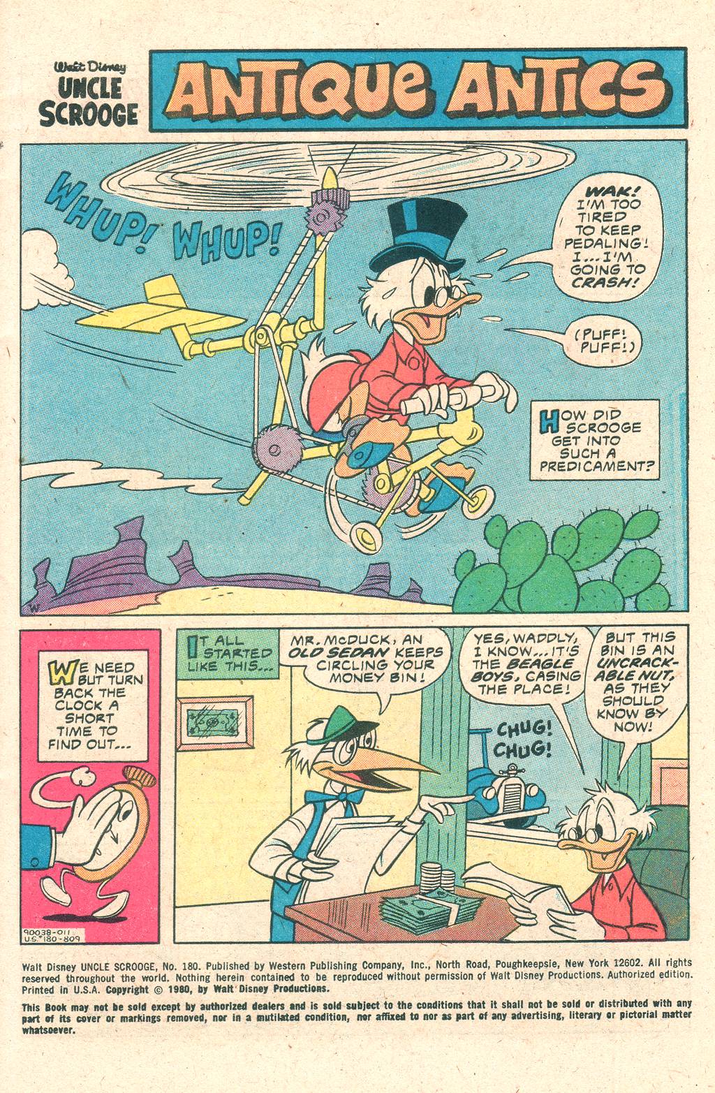 Read online Uncle Scrooge (1953) comic -  Issue #180 - 3