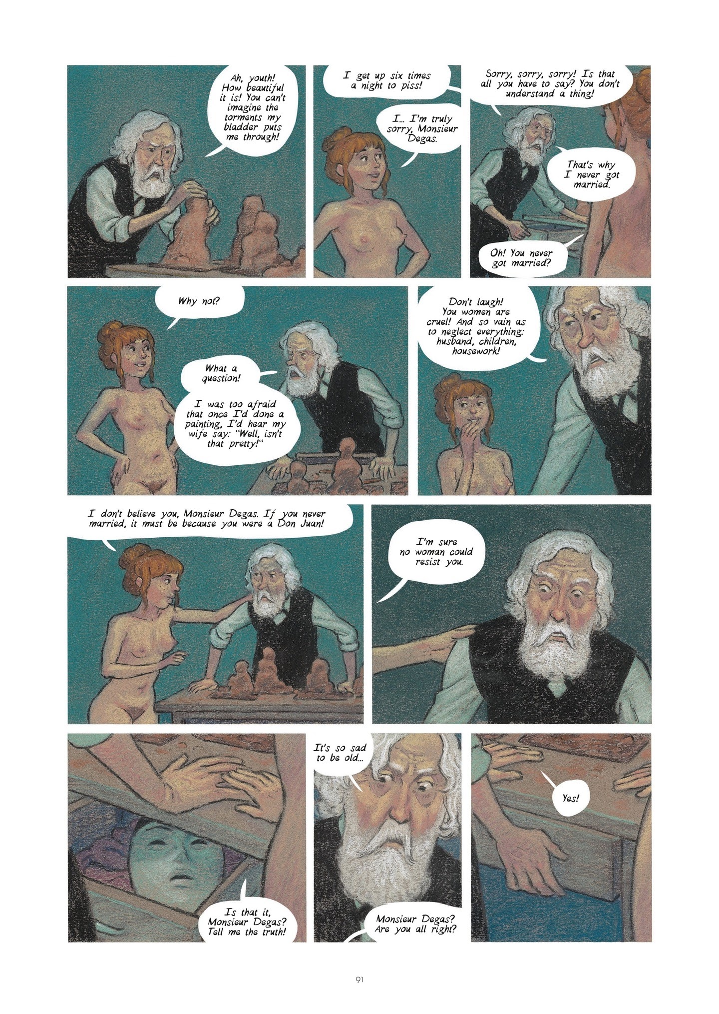 Read online Degas and Cassatt: The Dance of Solitude comic -  Issue # TPB - 89