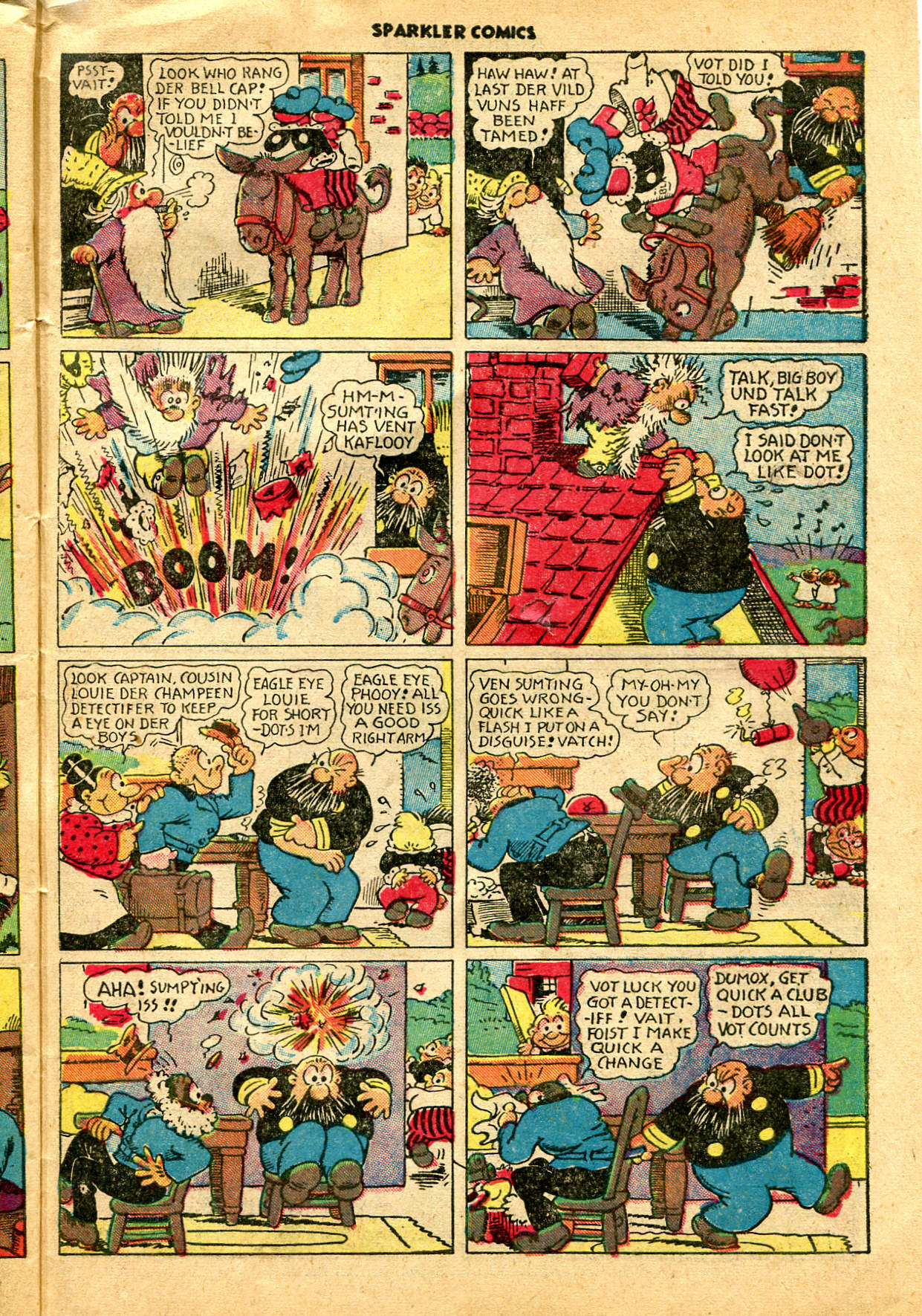 Read online Sparkler Comics comic -  Issue #42 - 43