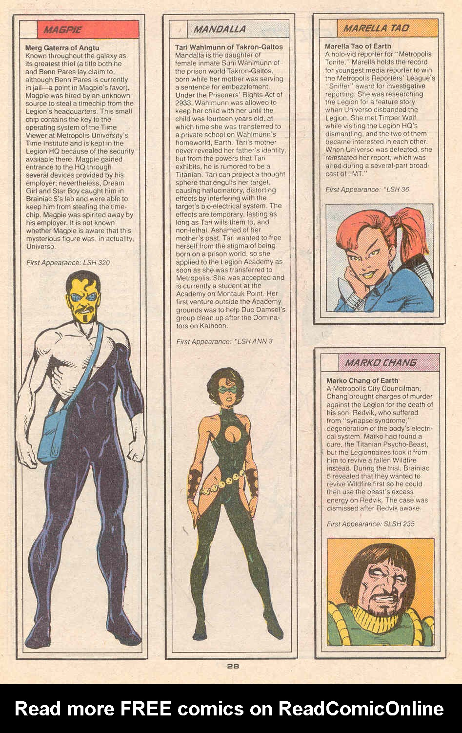 Read online Who's Who in the Legion of Super-Heroes comic -  Issue #4 - 30