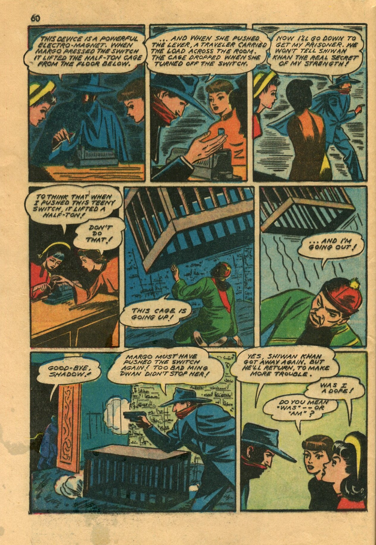 Read online Shadow Comics comic -  Issue #21 - 60