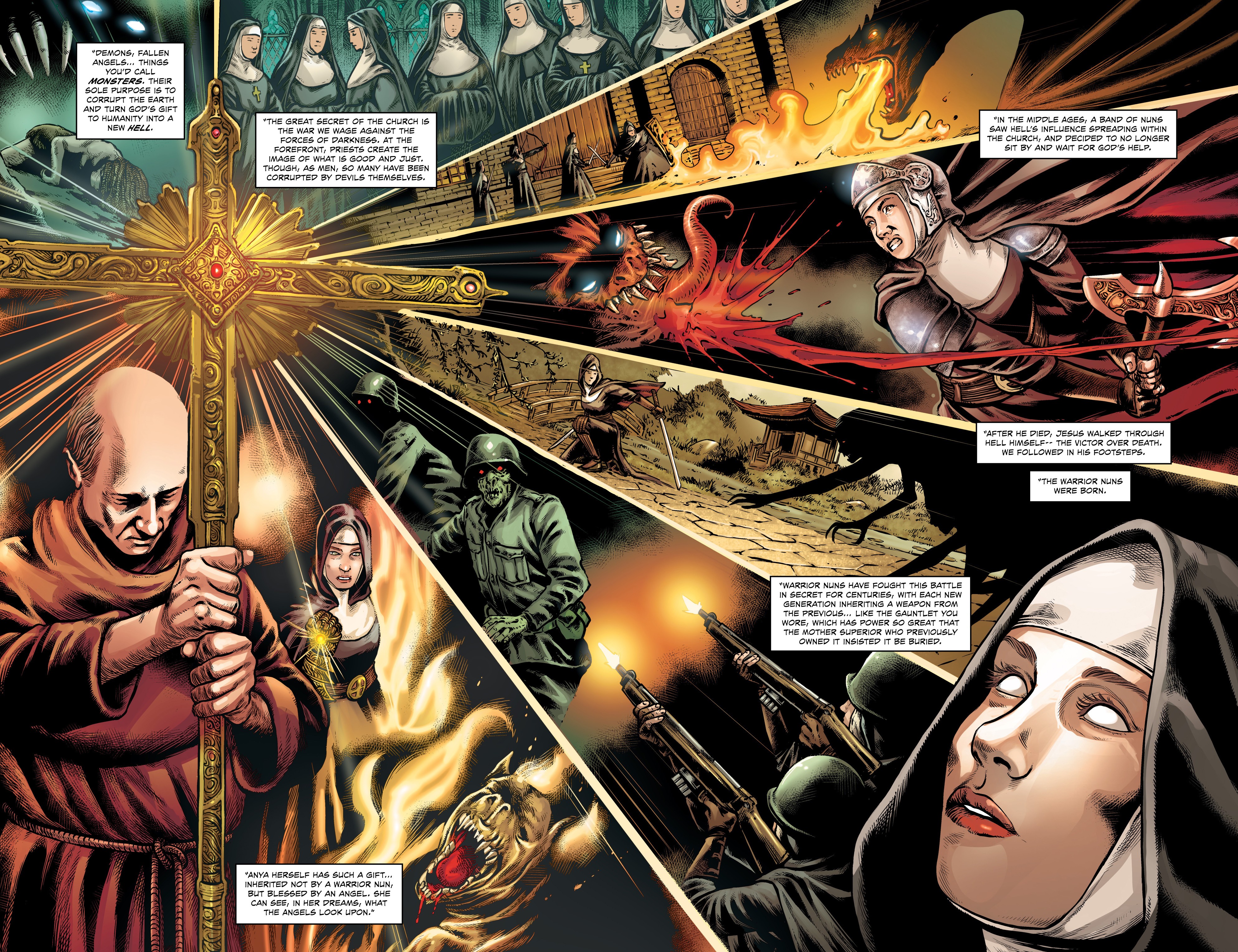 Read online Warrior Nun: Dora comic -  Issue # _TPB Collection - 39