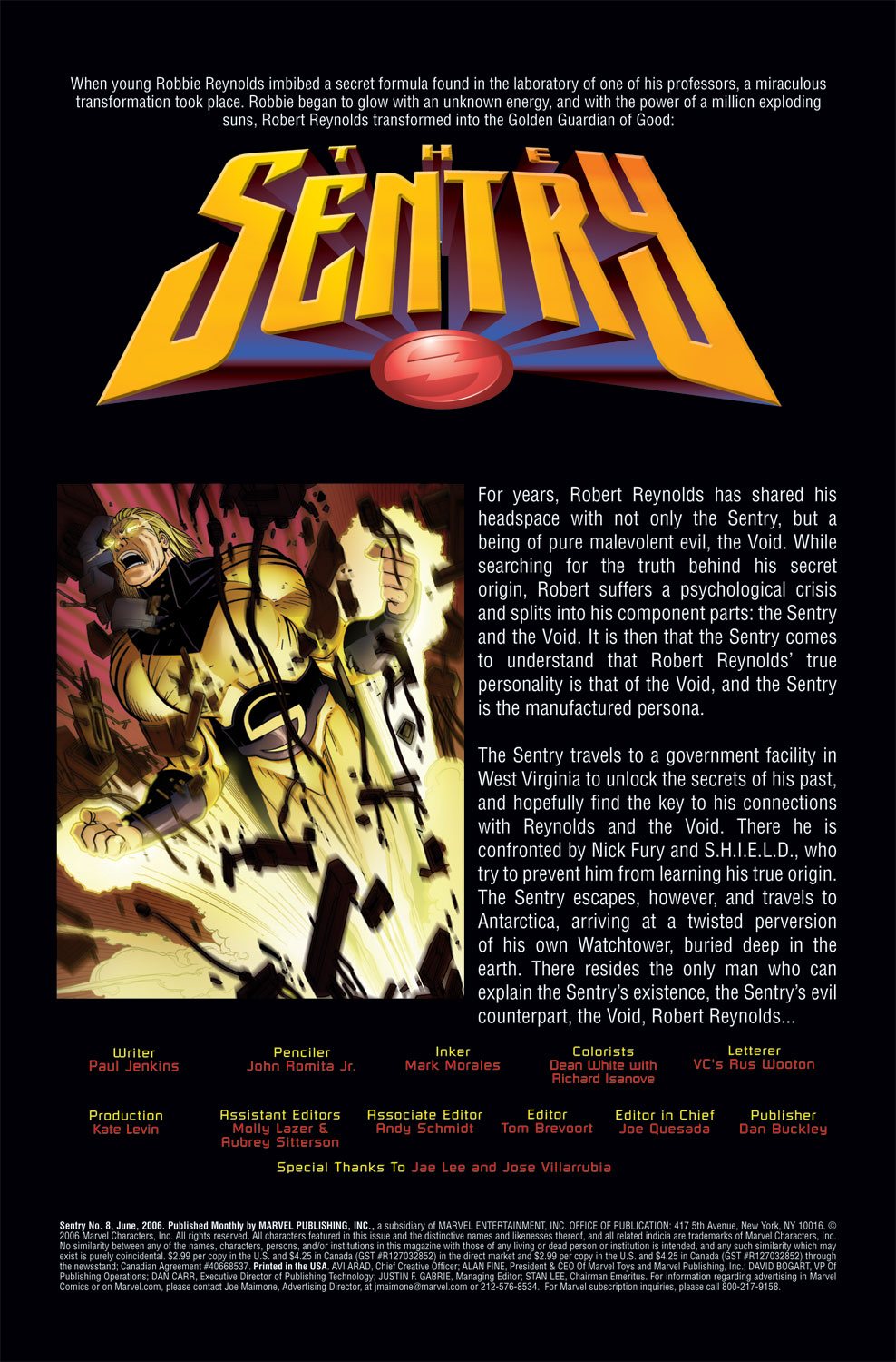 Read online Sentry (2006) comic -  Issue #8 - 2