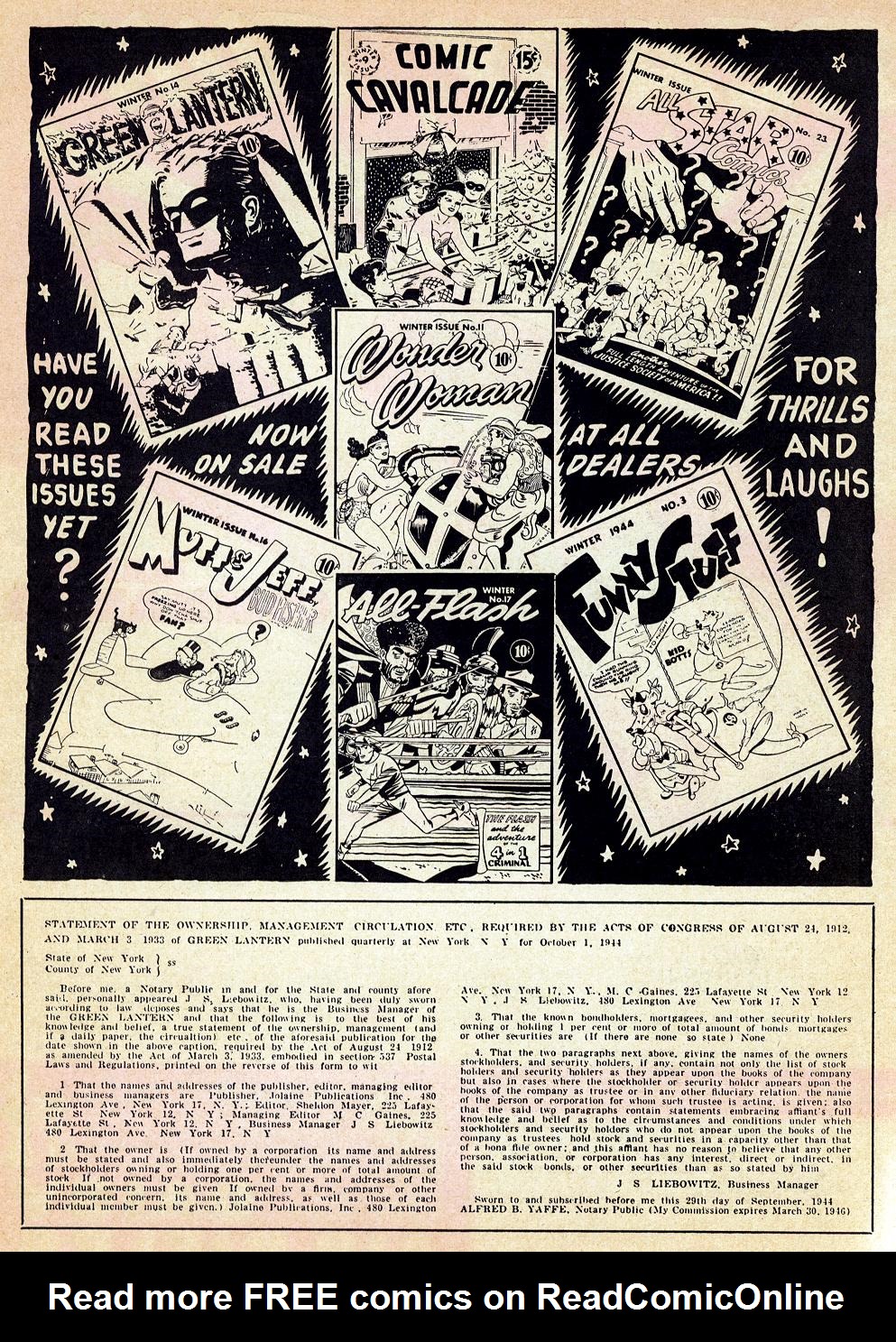 Green Lantern (1941) Issue #14 #14 - English 52