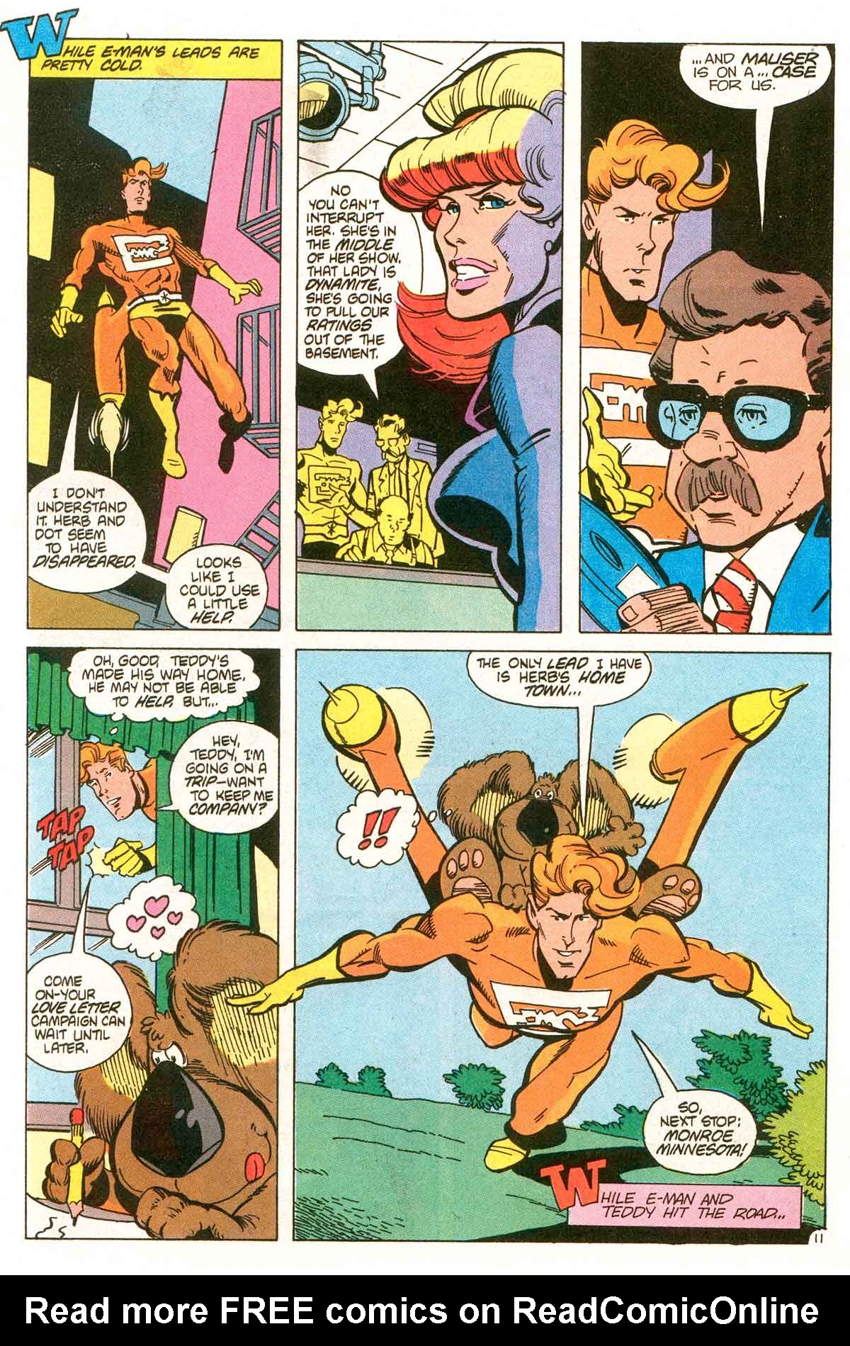 Read online E-Man (1983) comic -  Issue #20 - 14