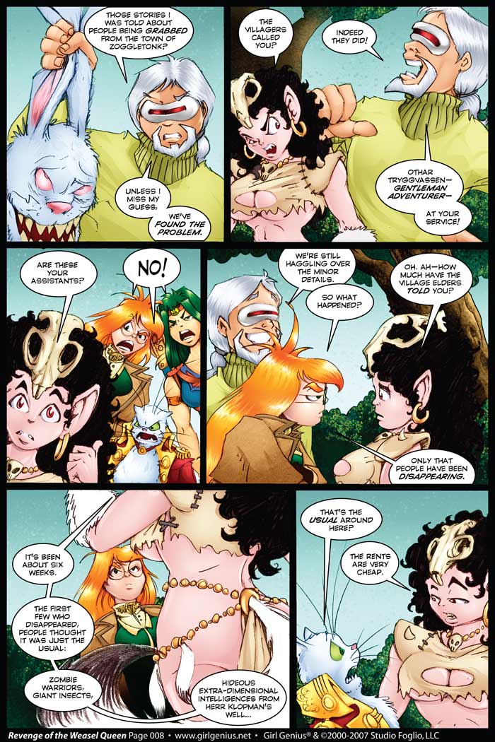 Read online Girl Genius (2002) comic -  Issue #7 - 125