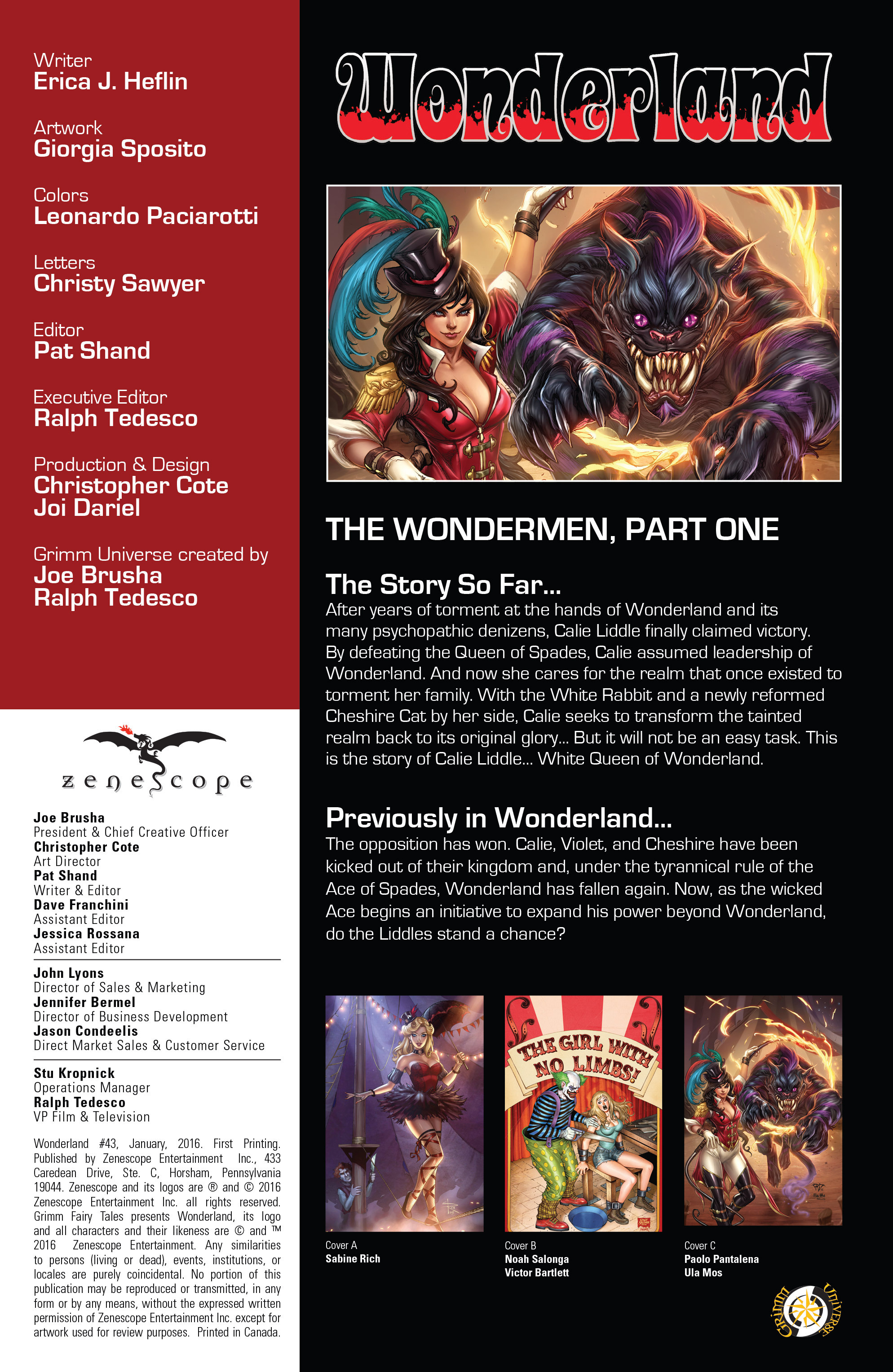 Read online Grimm Fairy Tales presents Wonderland comic -  Issue #43 - 2
