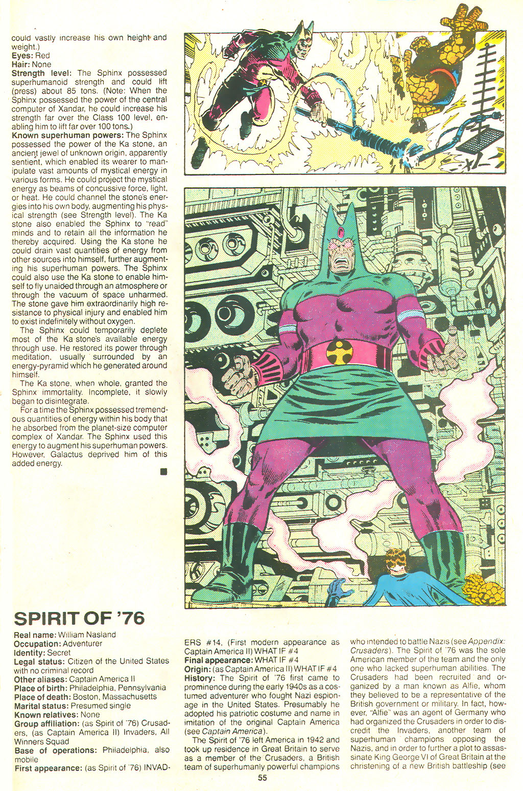 Read online The Official Handbook of the Marvel Universe Deluxe Edition comic -  Issue #19 - 57