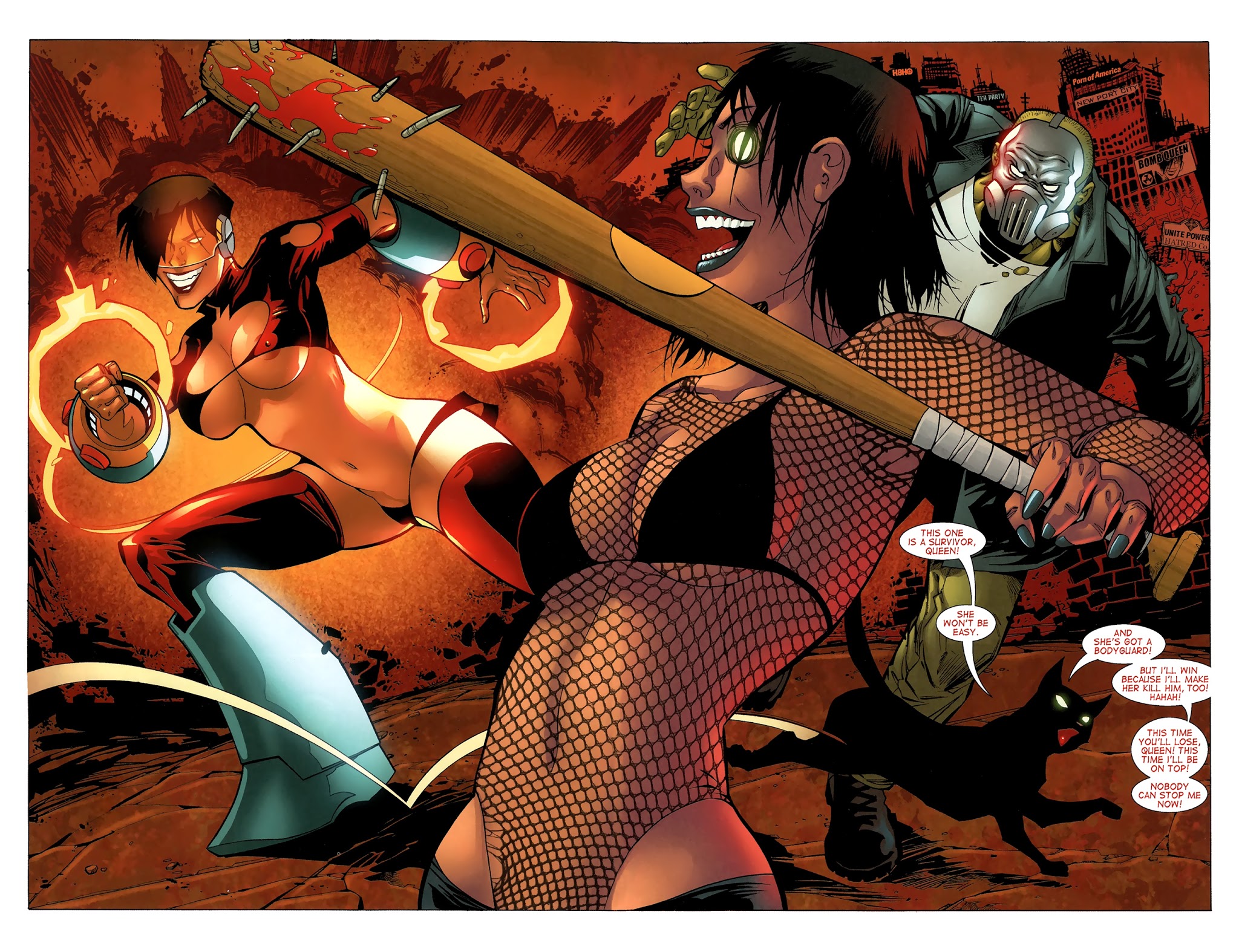 Read online Bomb Queen vs. Hack/Slash comic -  Issue # Full - 18