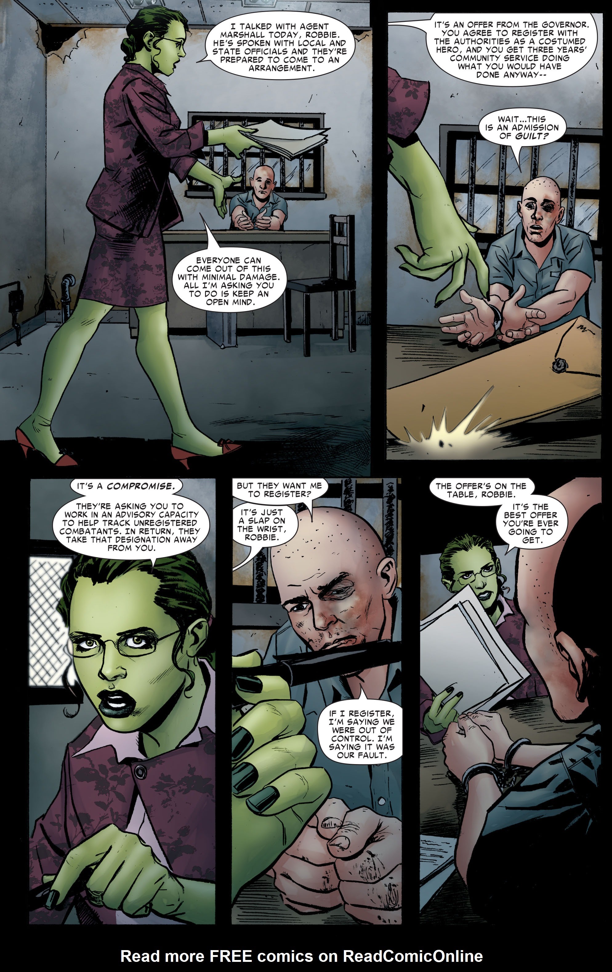 Read online Civil War: Front Line comic -  Issue #3 - 22
