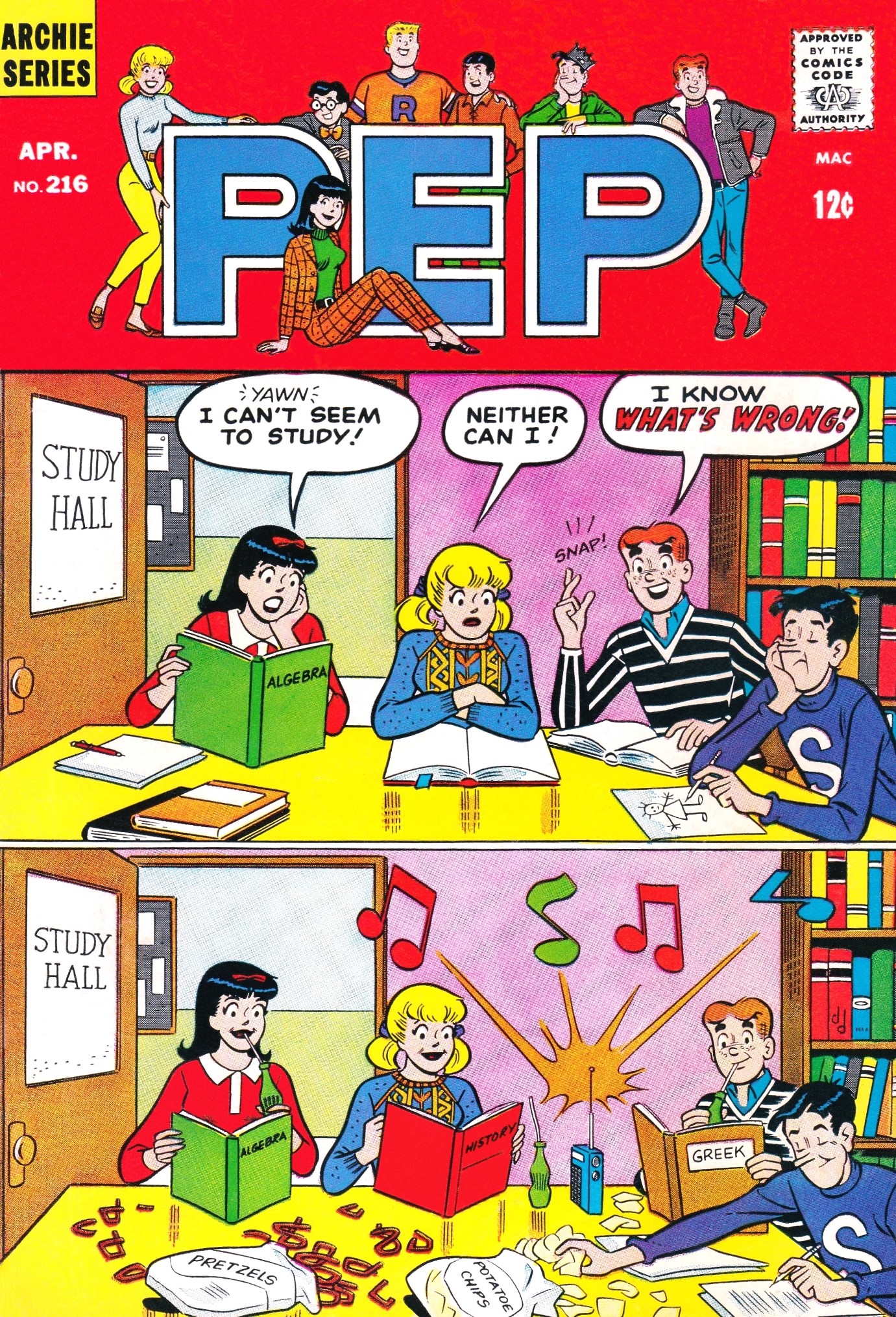Read online Pep Comics comic -  Issue #216 - 1