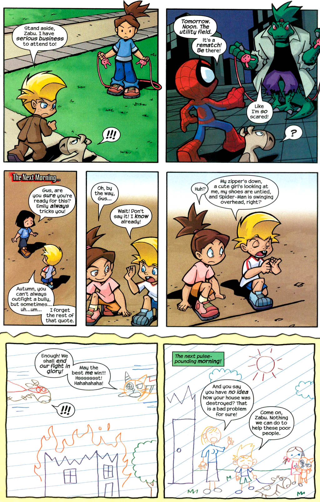 Read online Marvelous Adventures of Gus Beezer comic -  Issue # Gus Beezer and Spider-Man - 21