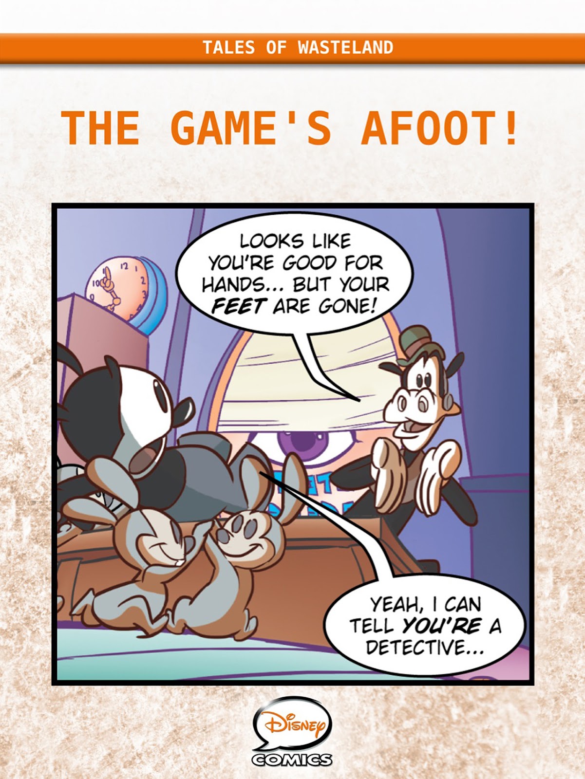 Epic Mickey: Tales of the Wasteland issue The Game's Afoot! - Page 1