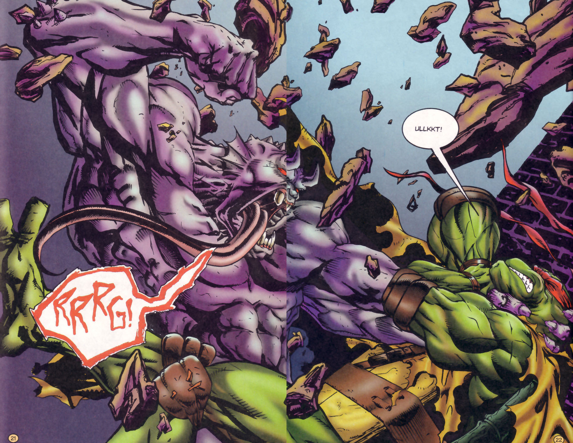 Read online Teenage Mutant Ninja Turtles/Savage Dragon Crossover comic -  Issue # Full - 22